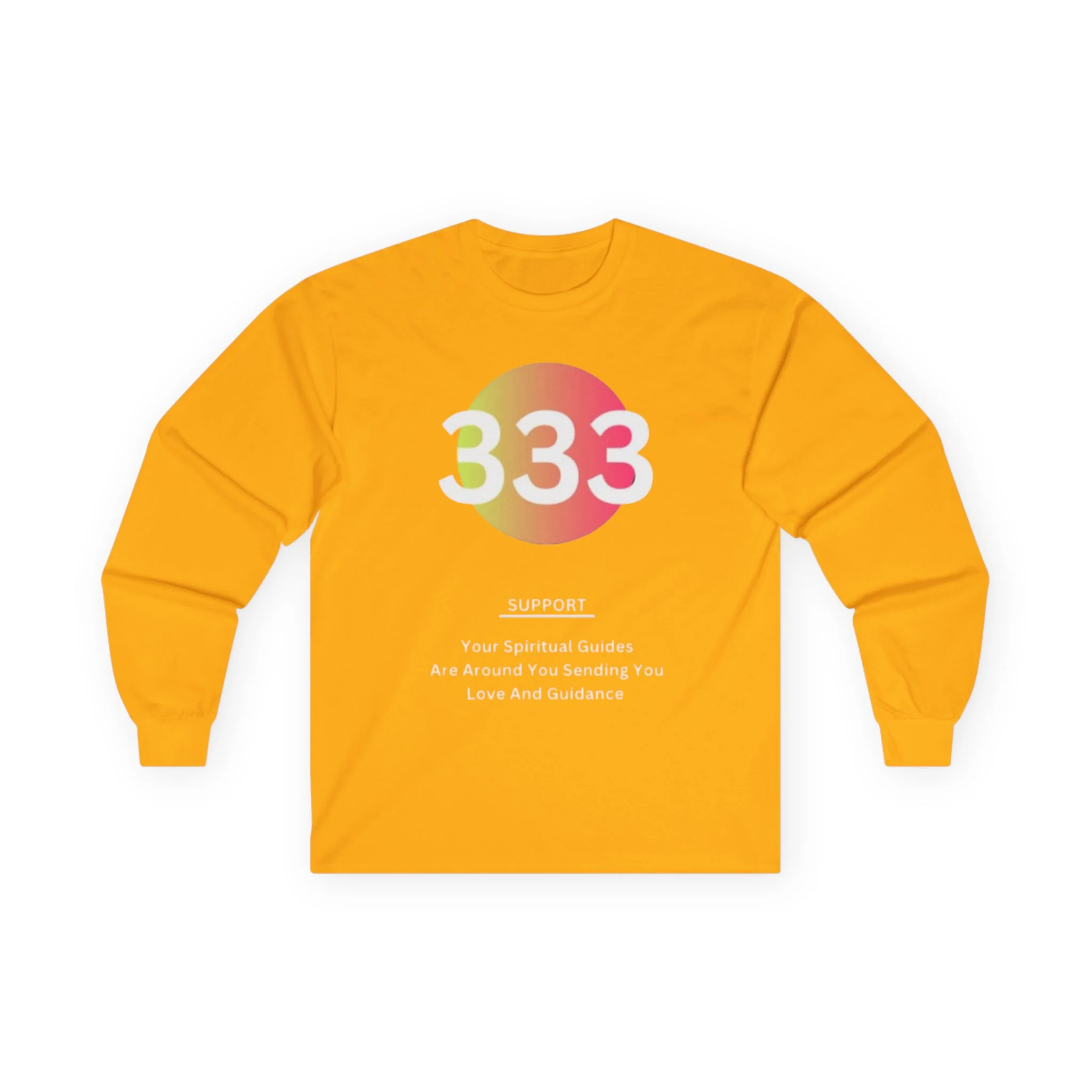 # 333 Angel Number Long Sleeve T shirt - Image 2