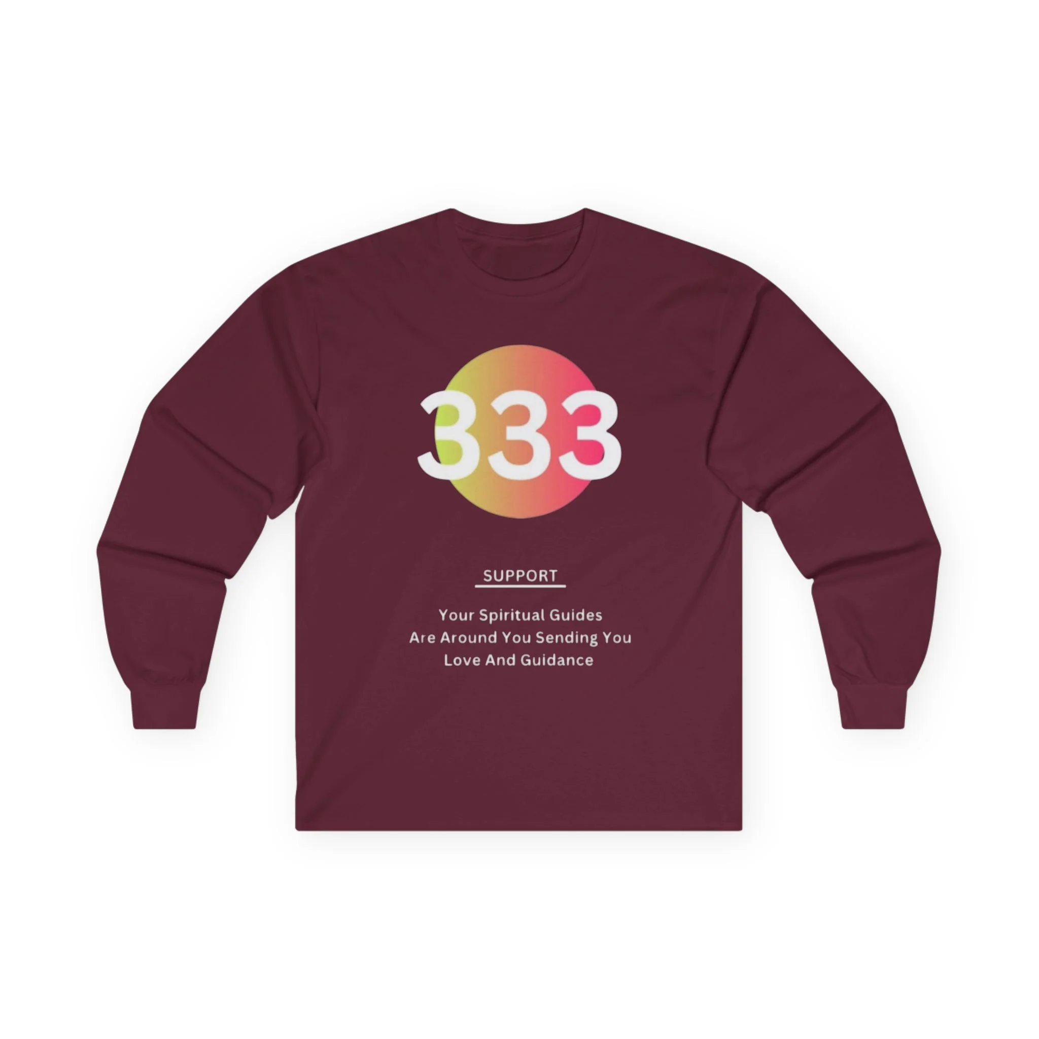 # 333 Angel Number Long Sleeve T shirt - Image 3
