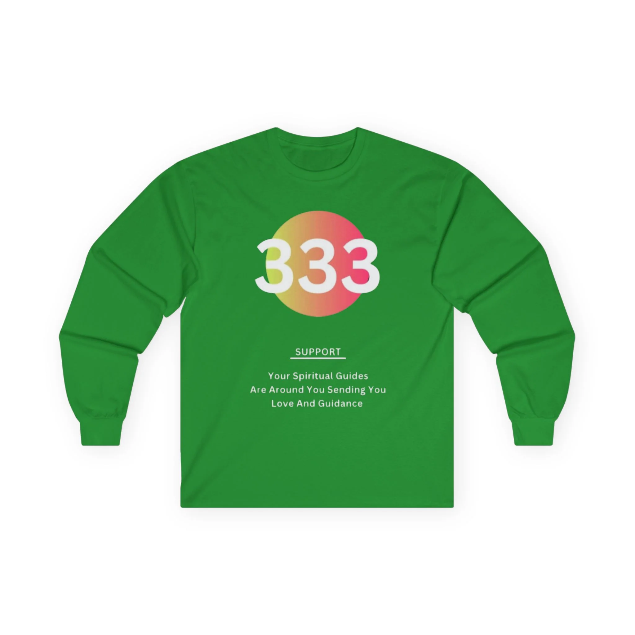 # 333 Angel Number Long Sleeve T shirt - Image 5