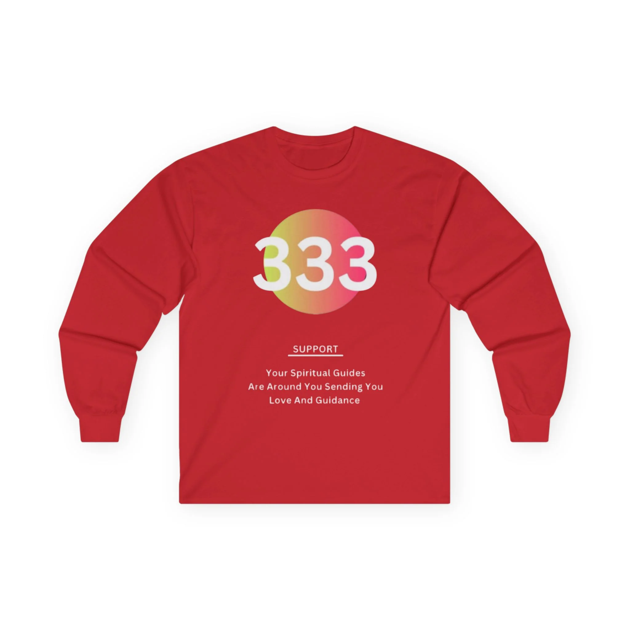 # 333 Angel Number Long Sleeve T shirt - Image 7