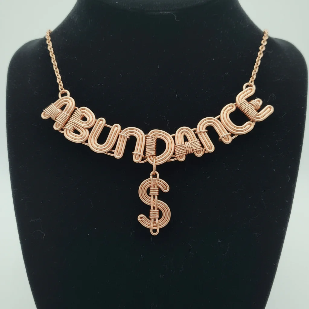 Wire Wrapped Abundance Necklace