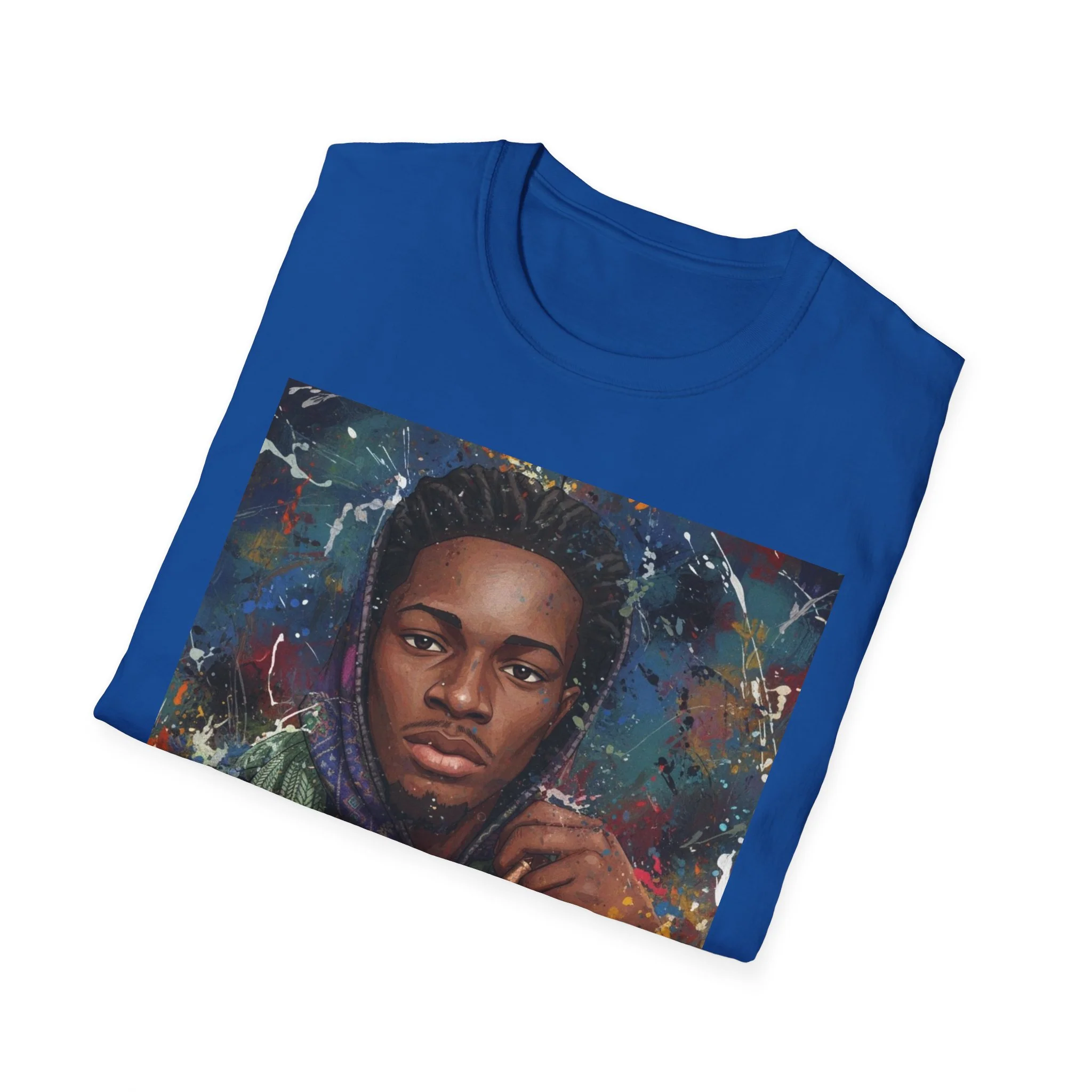 Arcaze Portrait T‑Shirt — Cosmic Musician Artwork - Image 25