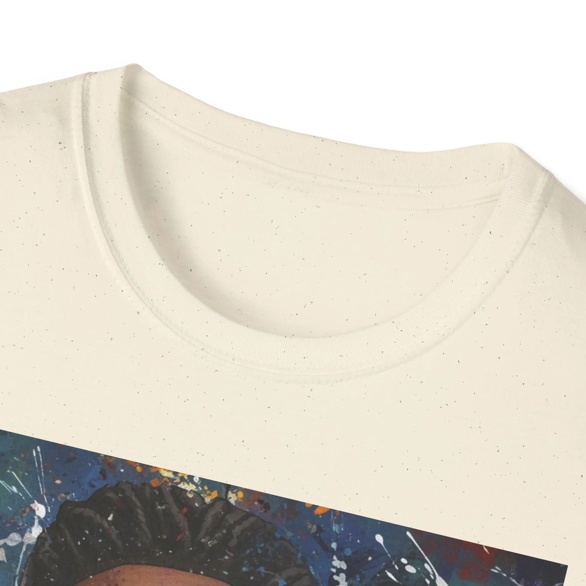 Arcaze Portrait T‑Shirt — Cosmic Musician Artwork - Image 9