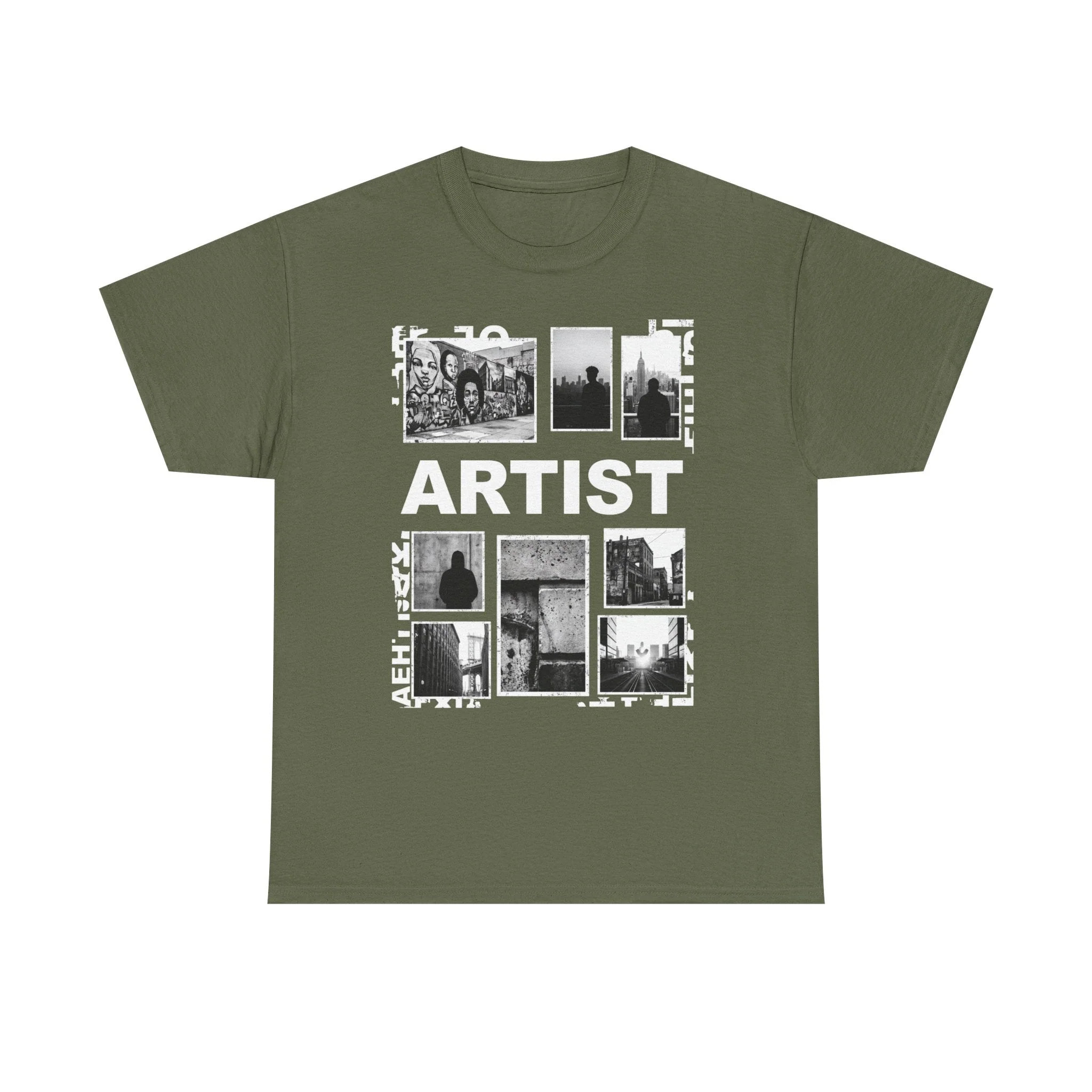 Artist Photo Collage Tee — "ARTIST" Graphic T-Shirt - Image 10