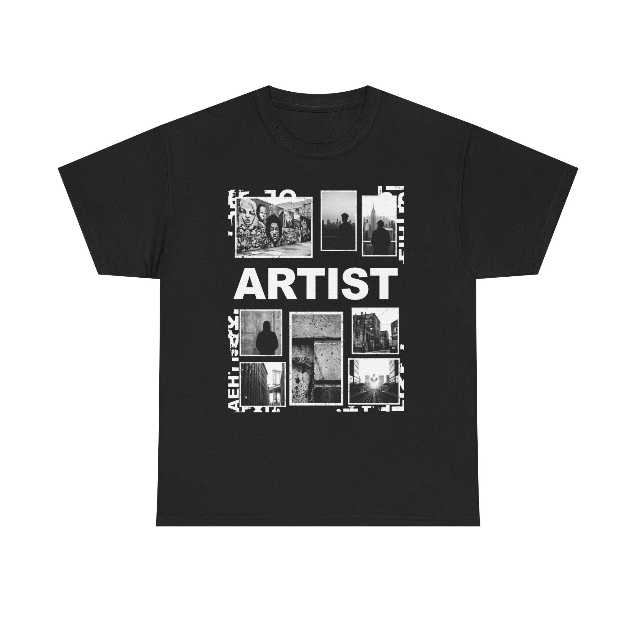 Artist Photo Collage Tee — "ARTIST" Graphic T-Shirt - Image 17