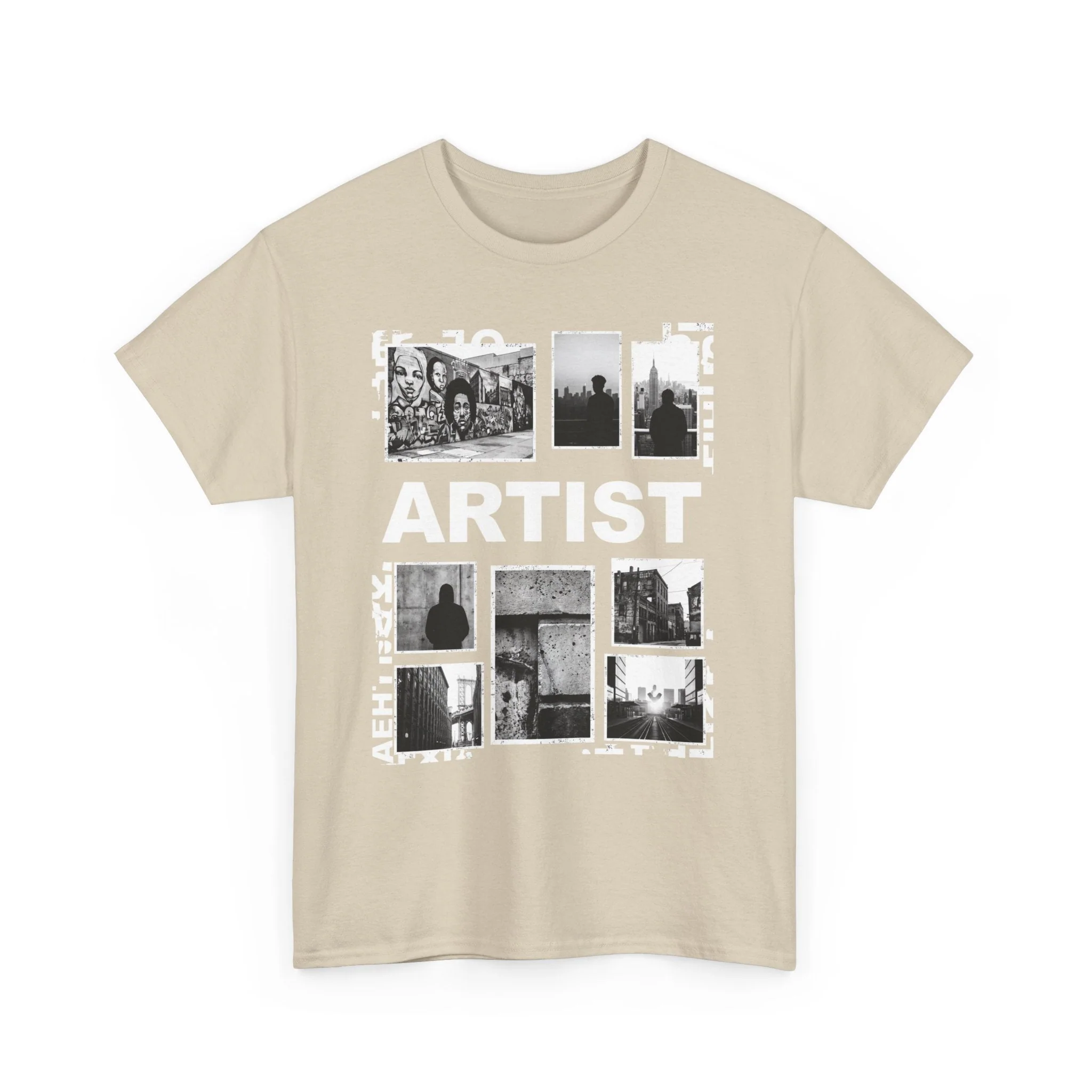 Artist Photo Collage Tee — "ARTIST" Graphic T-Shirt - Image 19