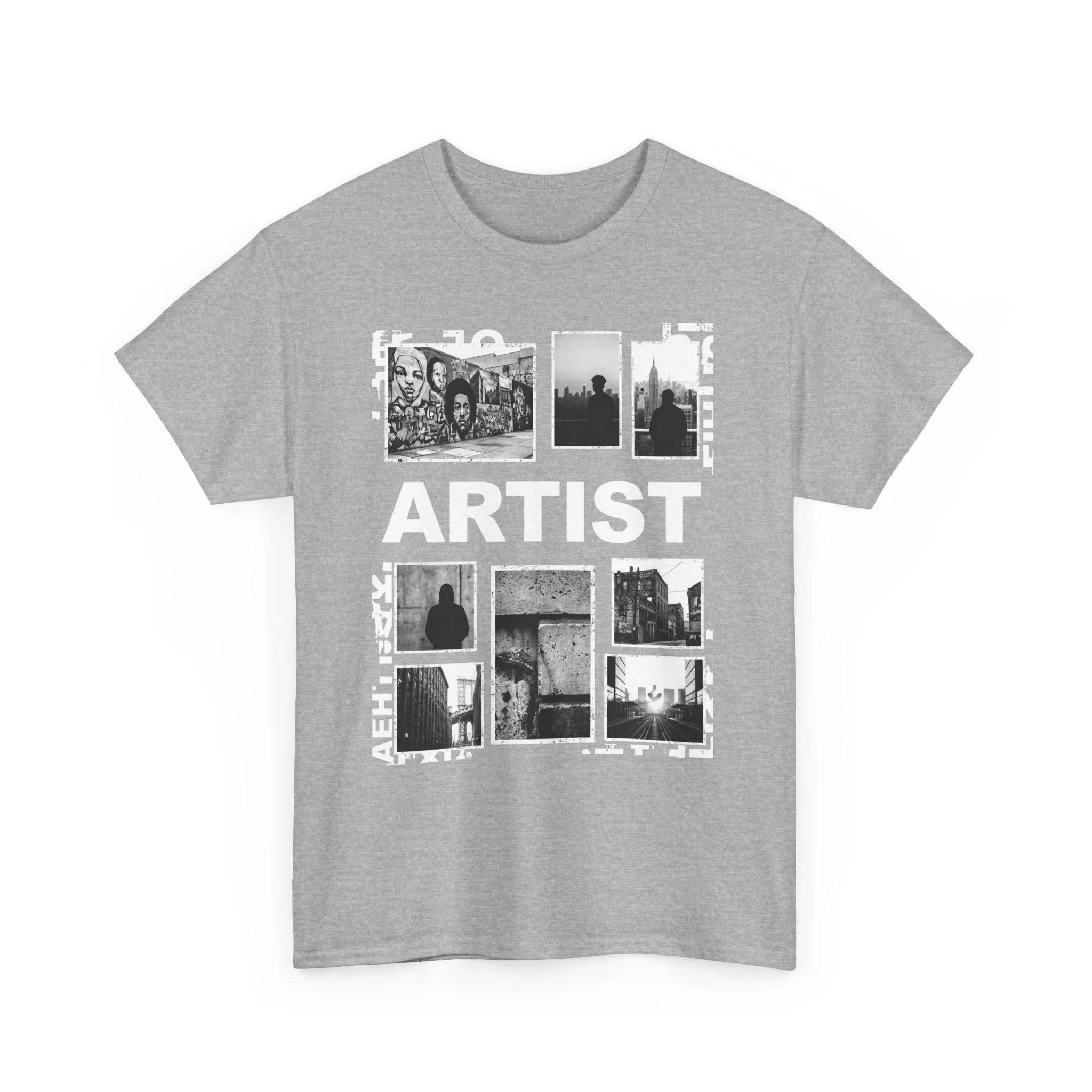 Artist Photo Collage Tee — "ARTIST" Graphic T-Shirt - Image 20
