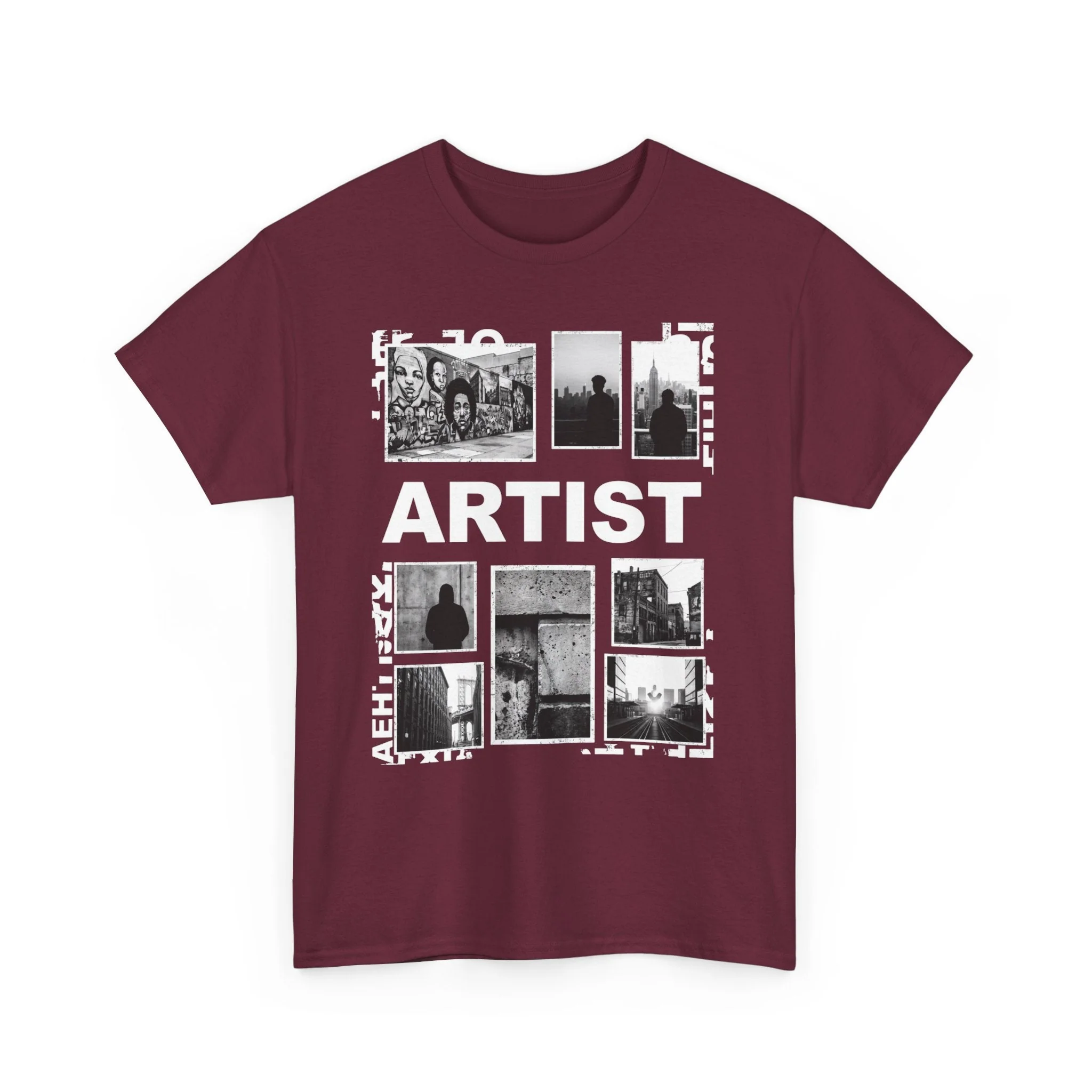 Artist Photo Collage Tee — "ARTIST" Graphic T-Shirt - Image 23