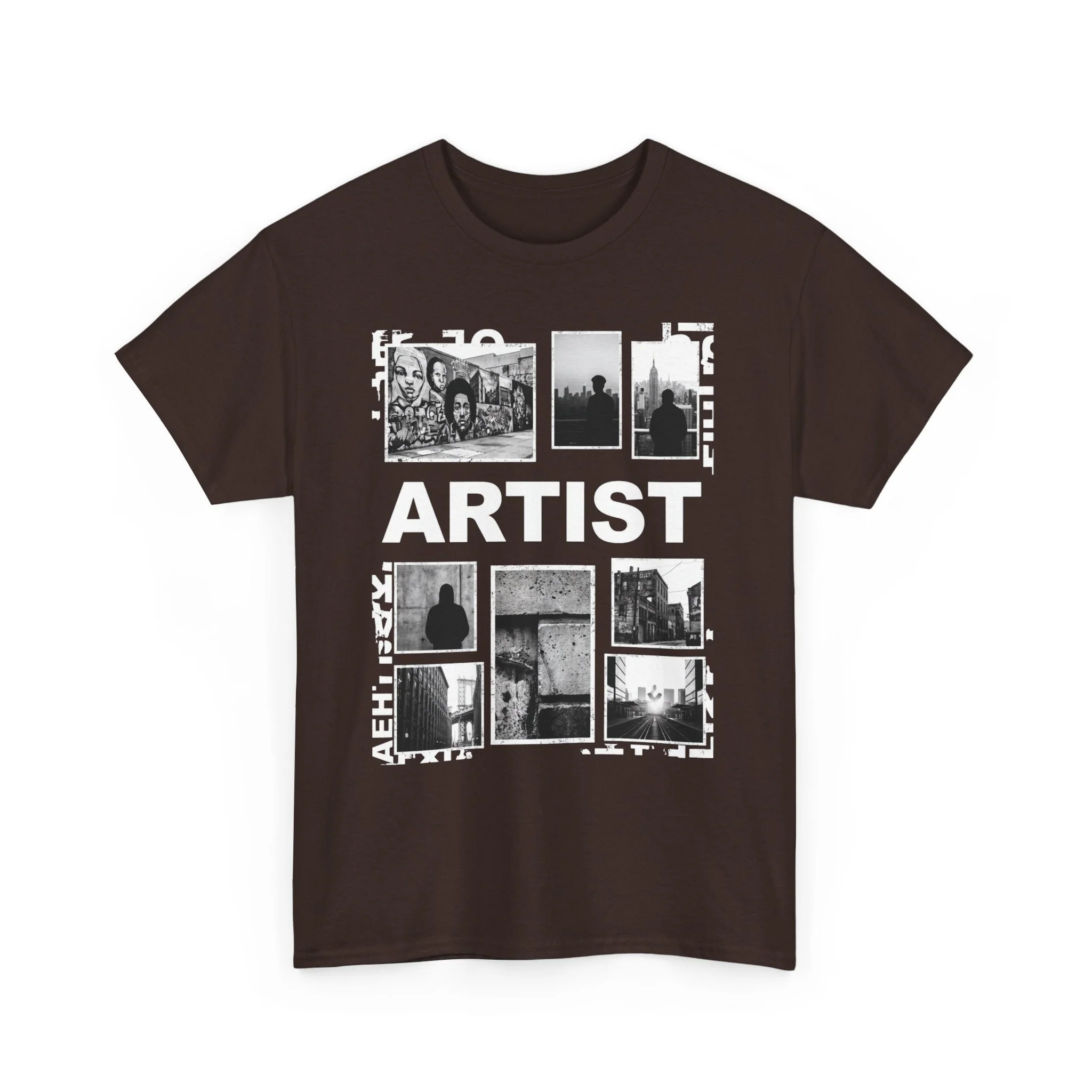 Artist Photo Collage Tee — "ARTIST" Graphic T-Shirt - Image 24