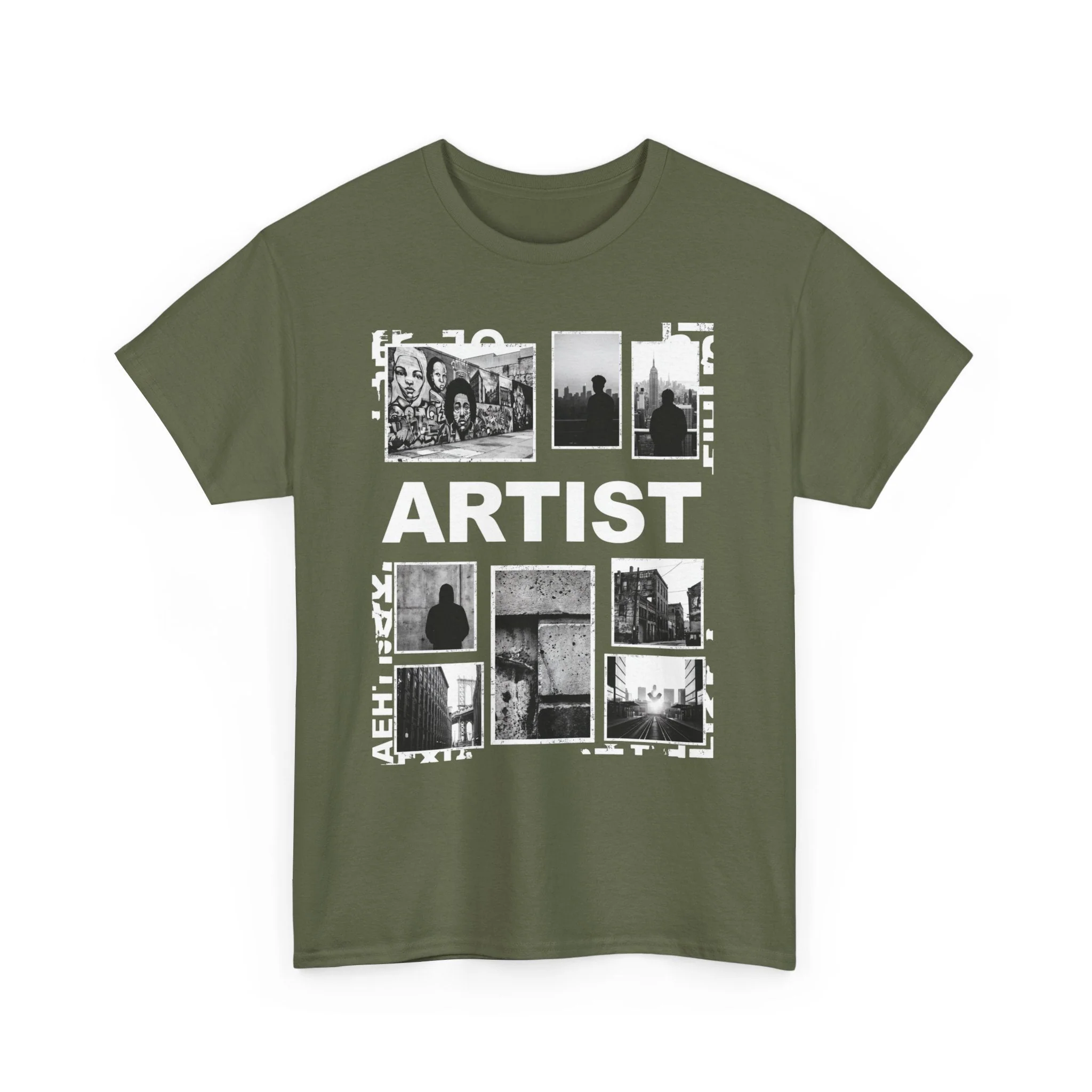 Artist Photo Collage Tee — "ARTIST" Graphic T-Shirt - Image 26