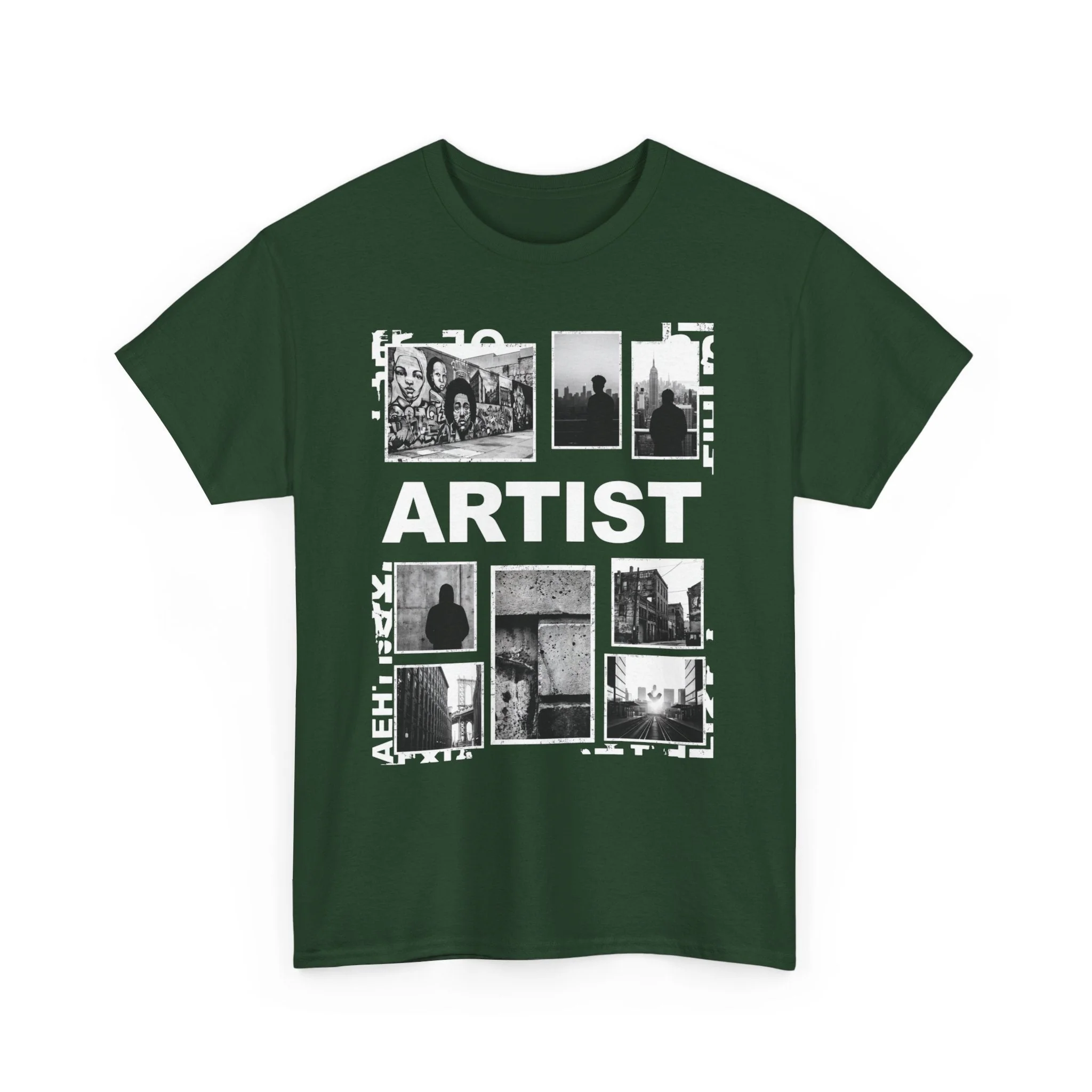 Artist Photo Collage Tee — "ARTIST" Graphic T-Shirt - Image 27