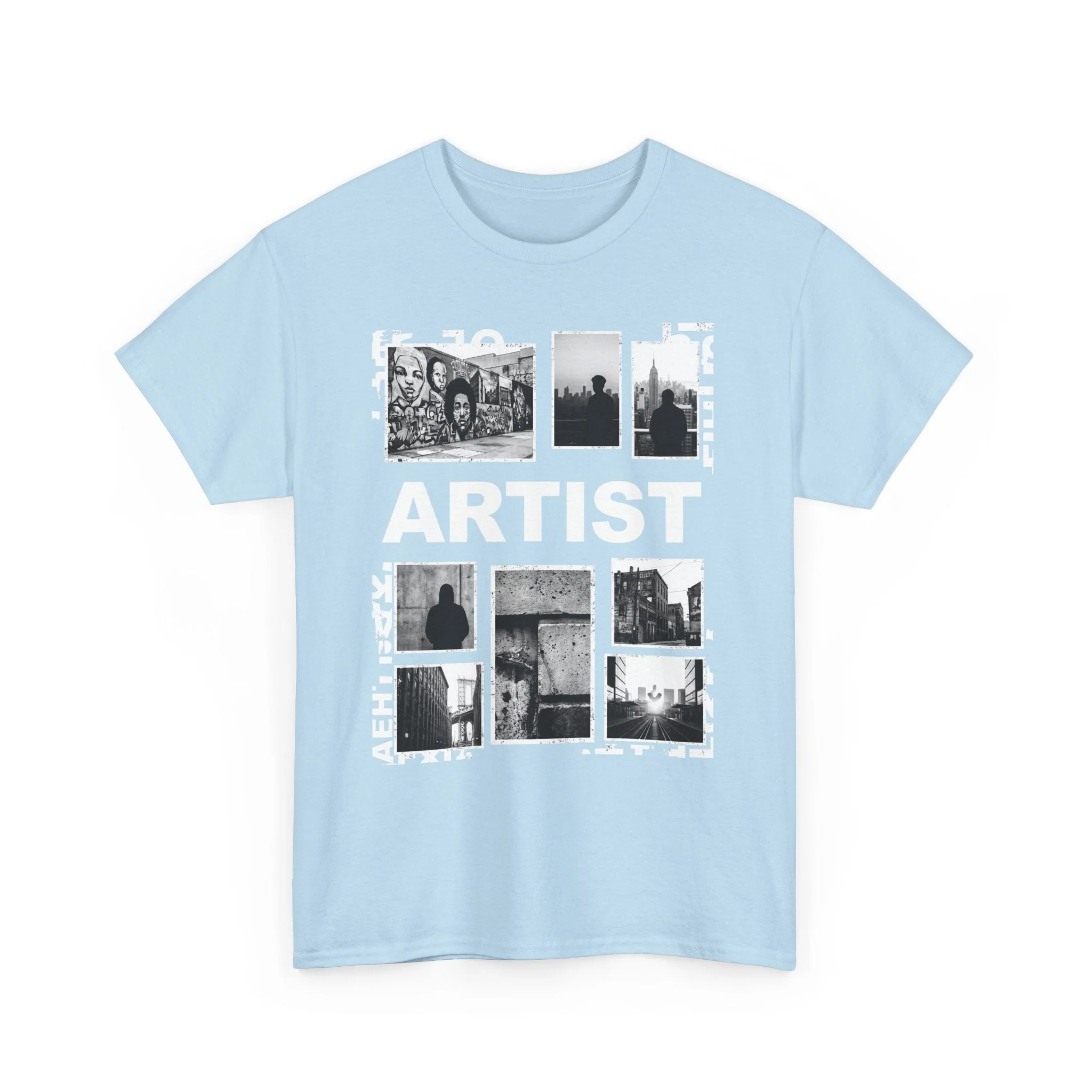 Artist Photo Collage Tee — "ARTIST" Graphic T-Shirt - Image 28