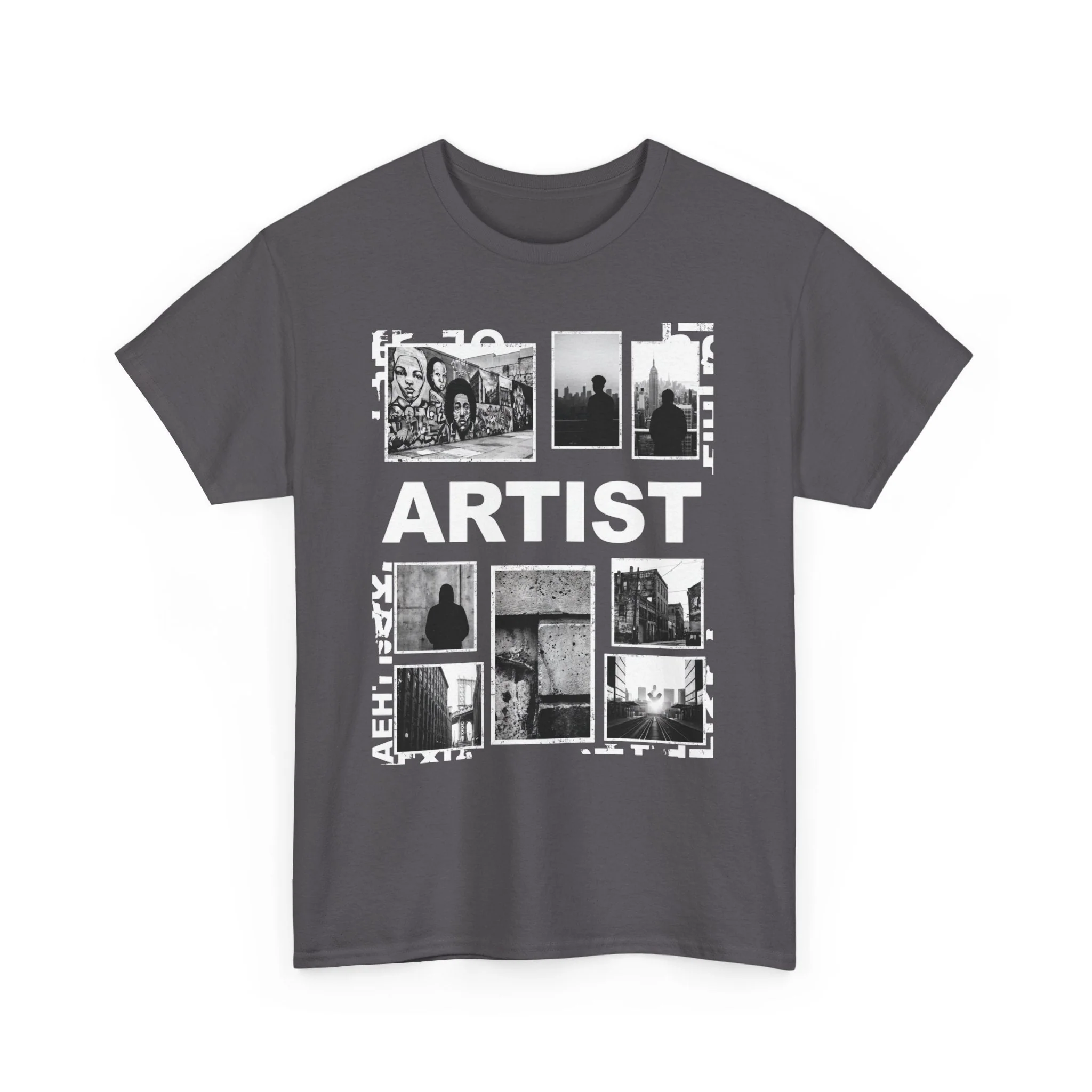 Artist Photo Collage Tee — "ARTIST" Graphic T-Shirt - Image 29