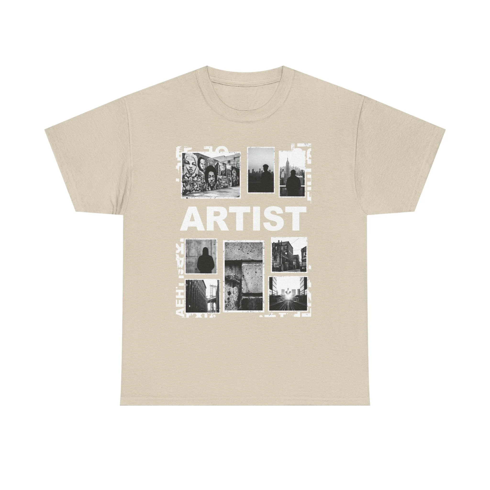 Artist Photo Collage Tee — "ARTIST" Graphic T-Shirt - Image 3