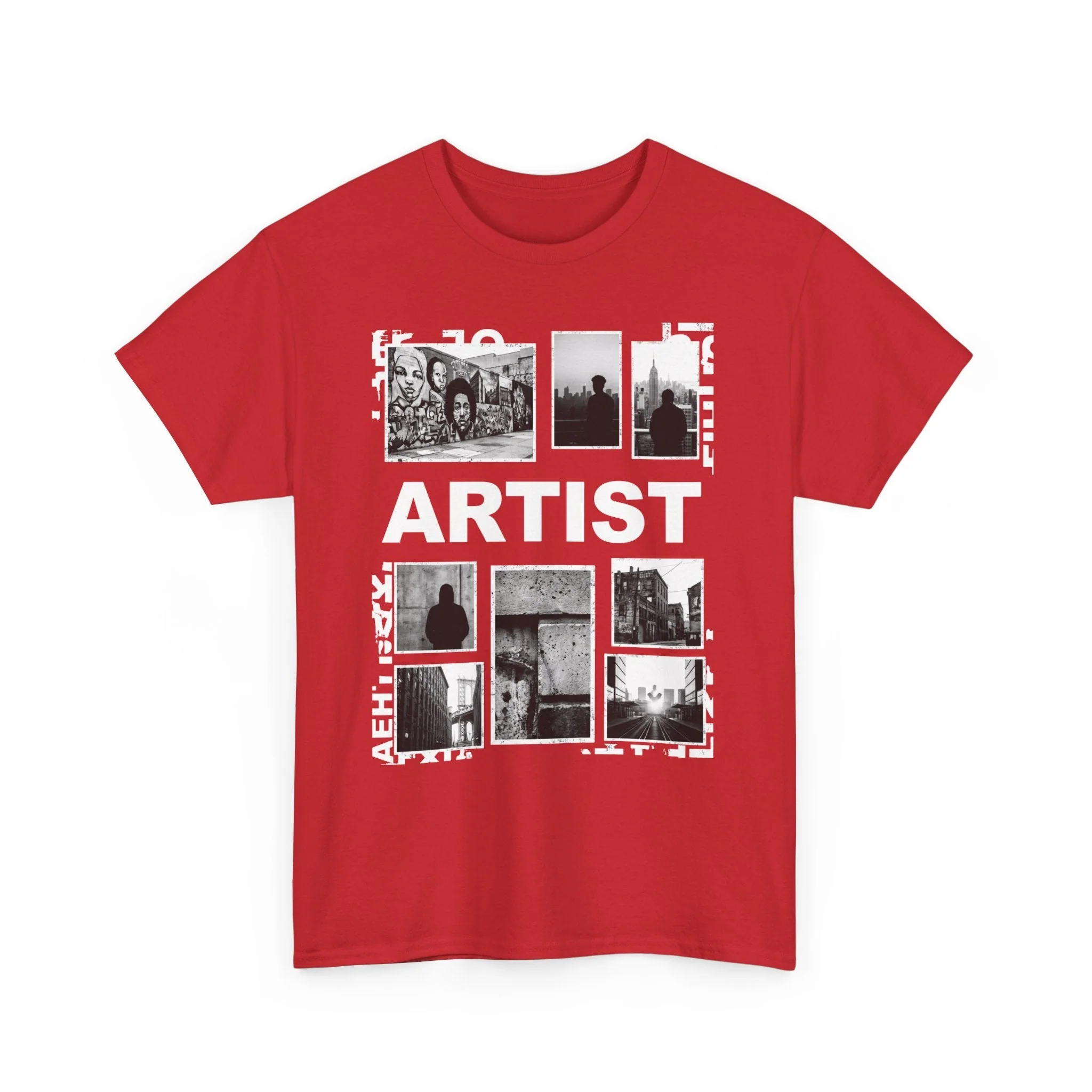 Artist Photo Collage Tee — "ARTIST" Graphic T-Shirt - Image 32