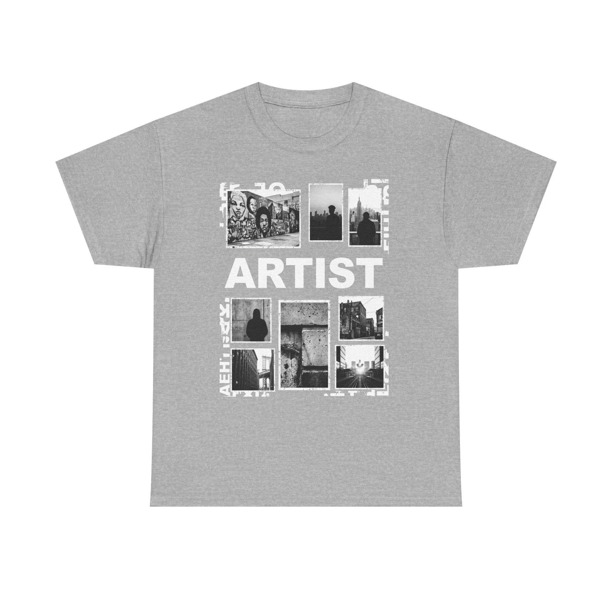 Artist Photo Collage Tee — "ARTIST" Graphic T-Shirt - Image 4