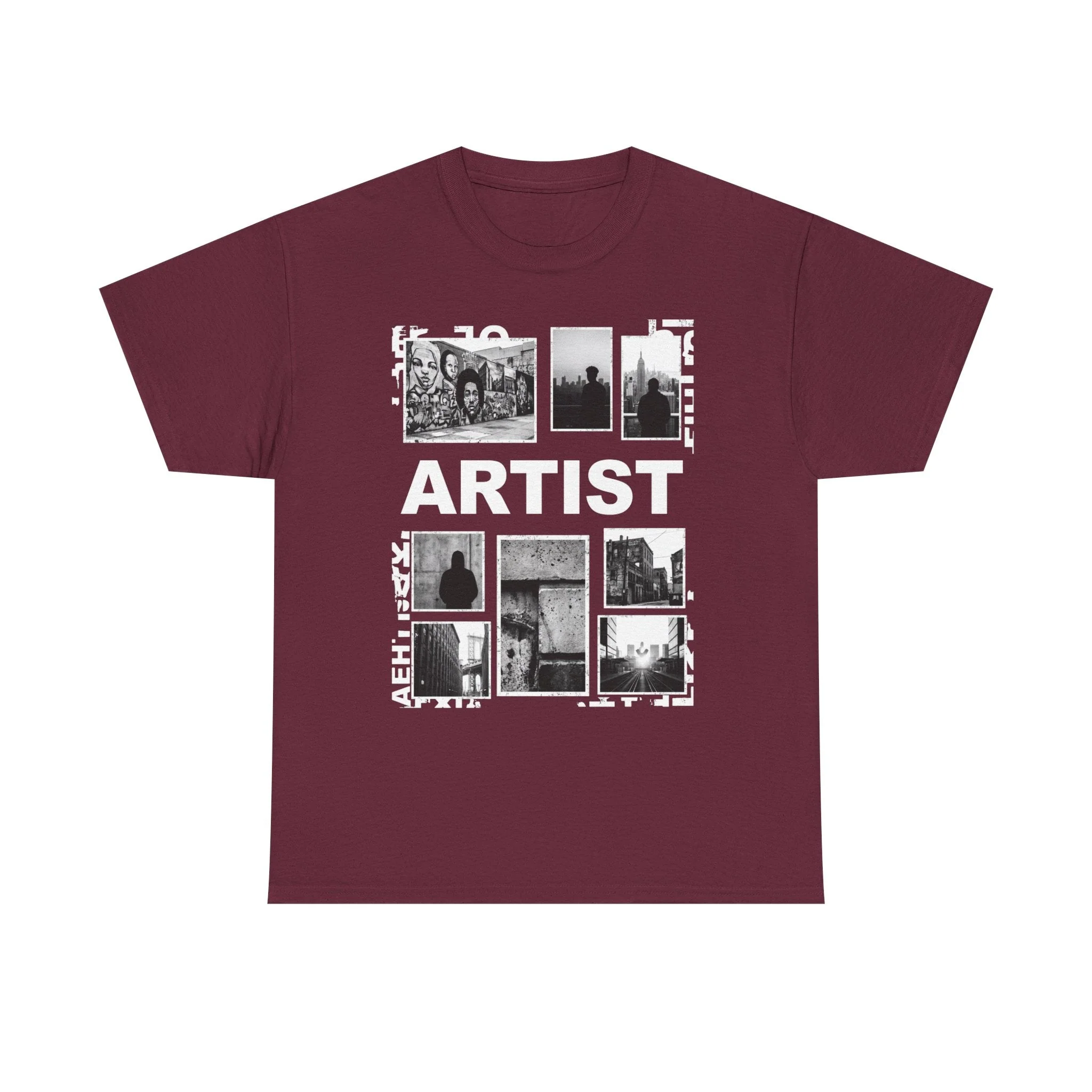 Artist Photo Collage Tee — "ARTIST" Graphic T-Shirt - Image 7
