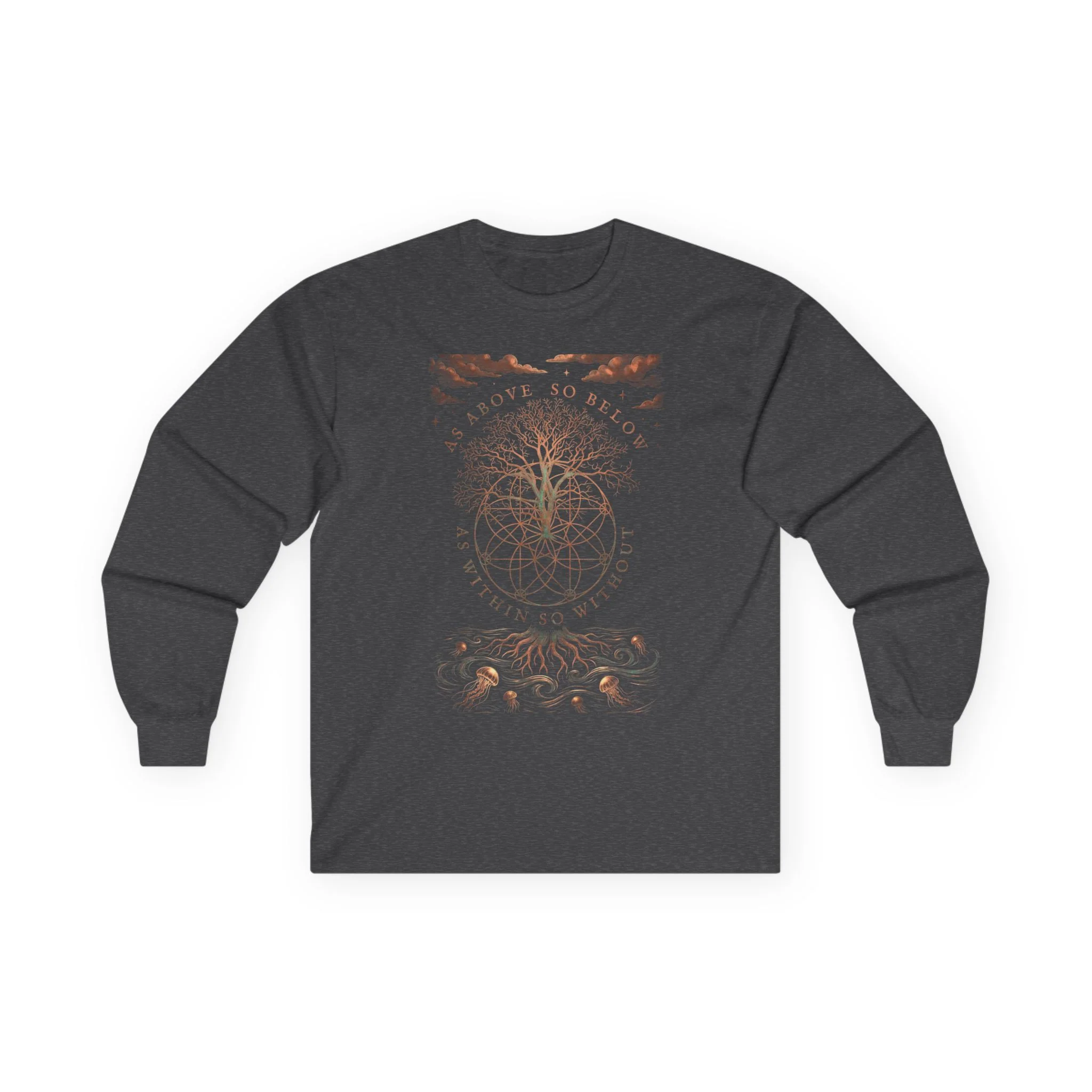 As Above So Below Long Sleeve Tee — “They Didn't Steal Slaves, They Stole” Statement Shirt - Image 11