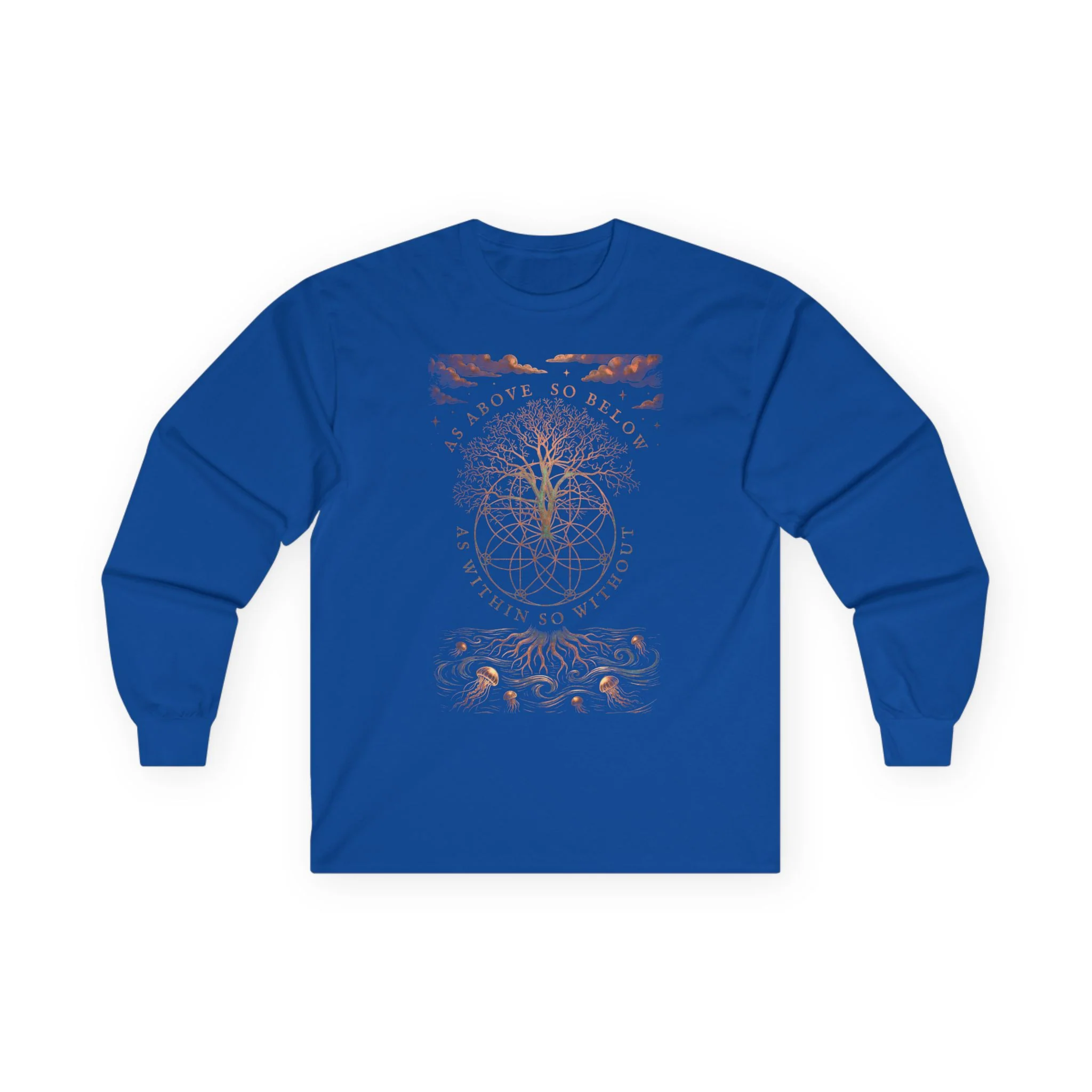 As Above So Below Long Sleeve Tee — “They Didn't Steal Slaves, They Stole” Statement Shirt - Image 14