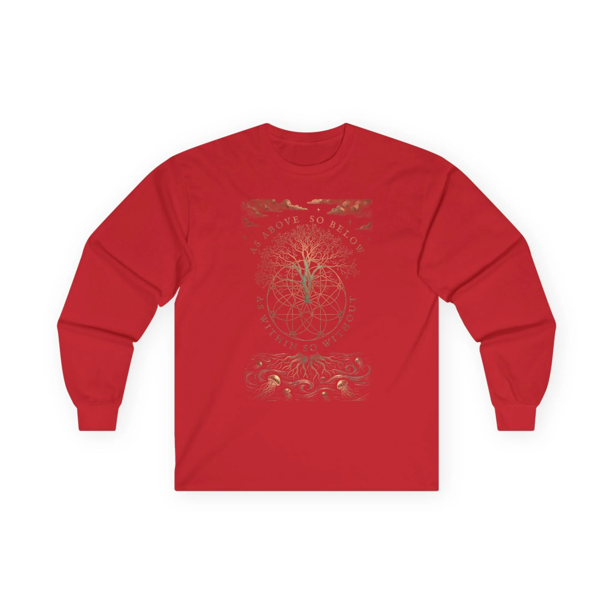 As Above So Below Long Sleeve Tee — “They Didn't Steal Slaves, They Stole” Statement Shirt - Image 16