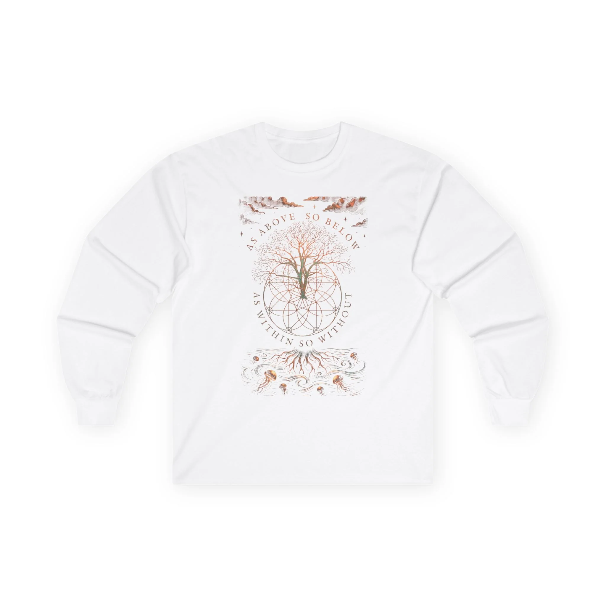 As Above So Below Long Sleeve Tee — “They Didn't Steal Slaves, They Stole” Statement Shirt - Image 4