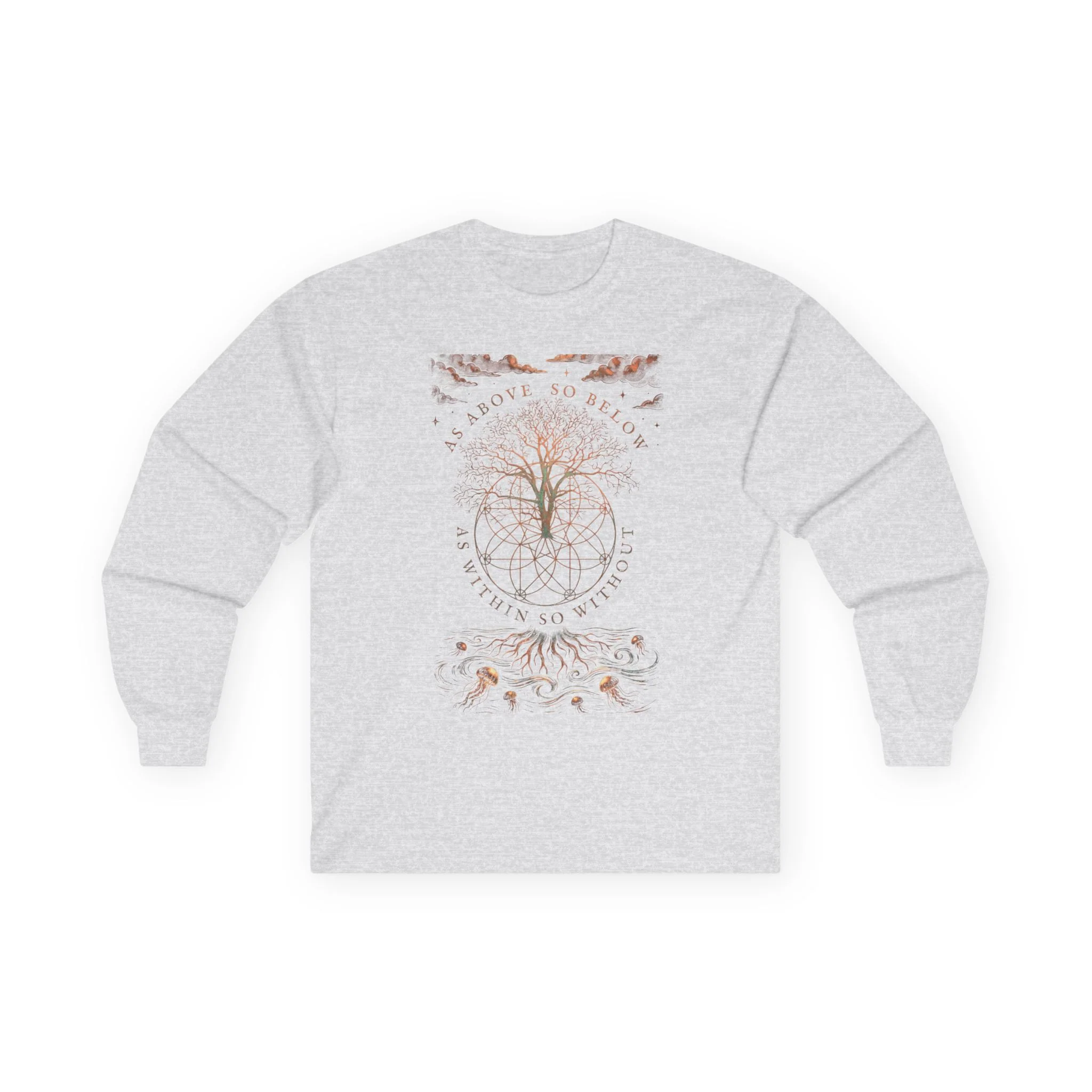 As Above So Below Long Sleeve Tee — “They Didn't Steal Slaves, They Stole” Statement Shirt - Image 5