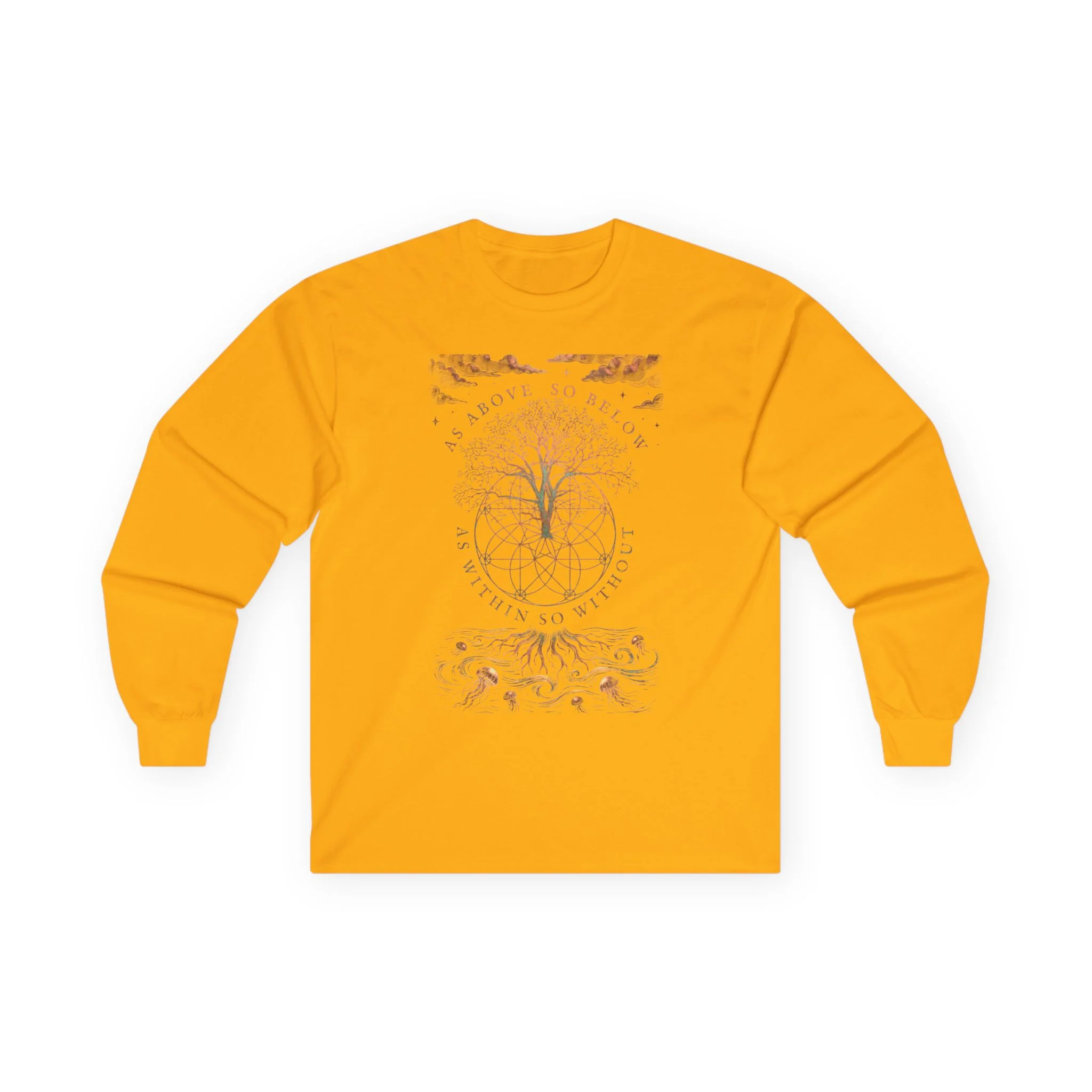 As Above So Below Long Sleeve Tee — “They Didn't Steal Slaves, They Stole” Statement Shirt - Image 7