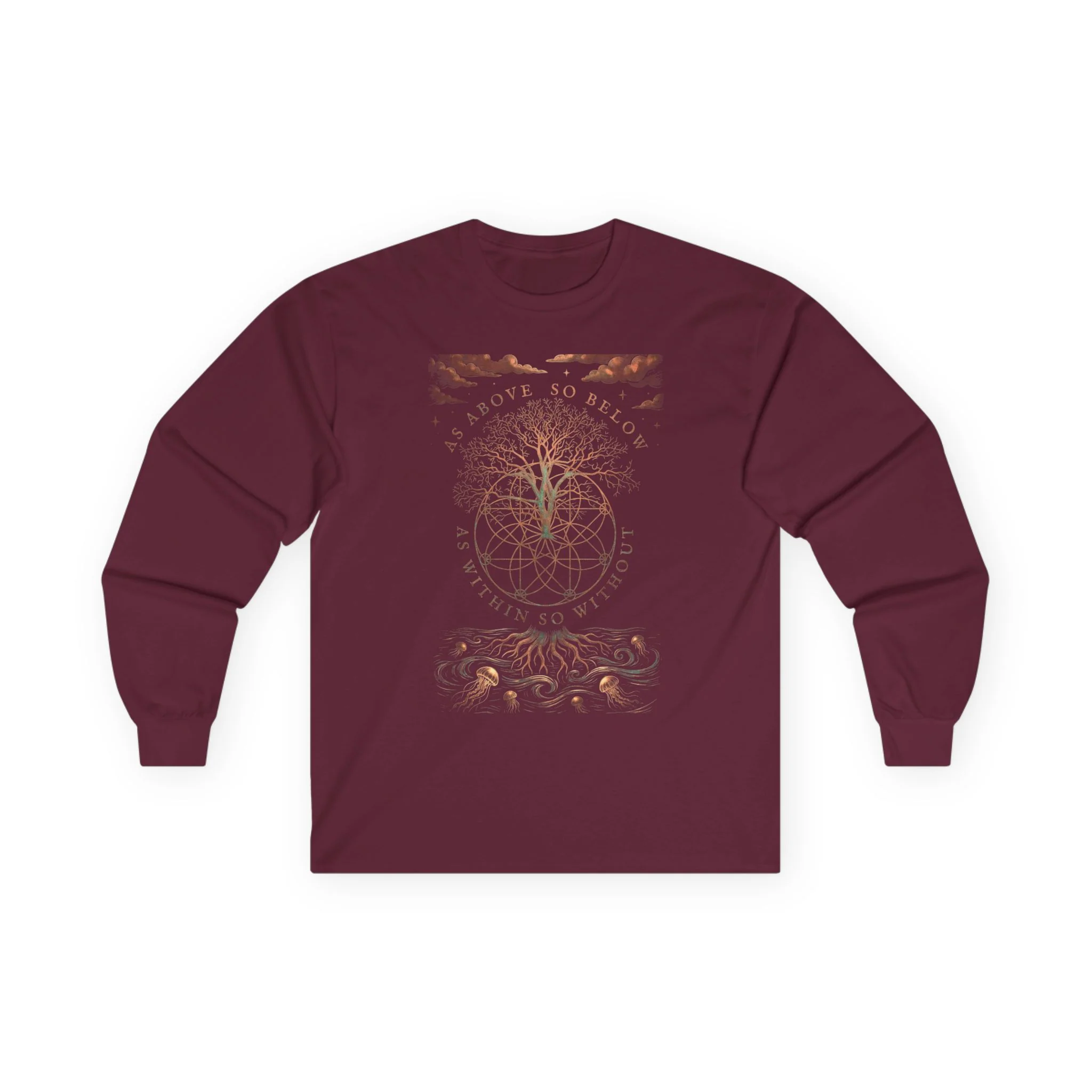 As Above So Below Long Sleeve Tee — “They Didn't Steal Slaves, They Stole” Statement Shirt - Image 8