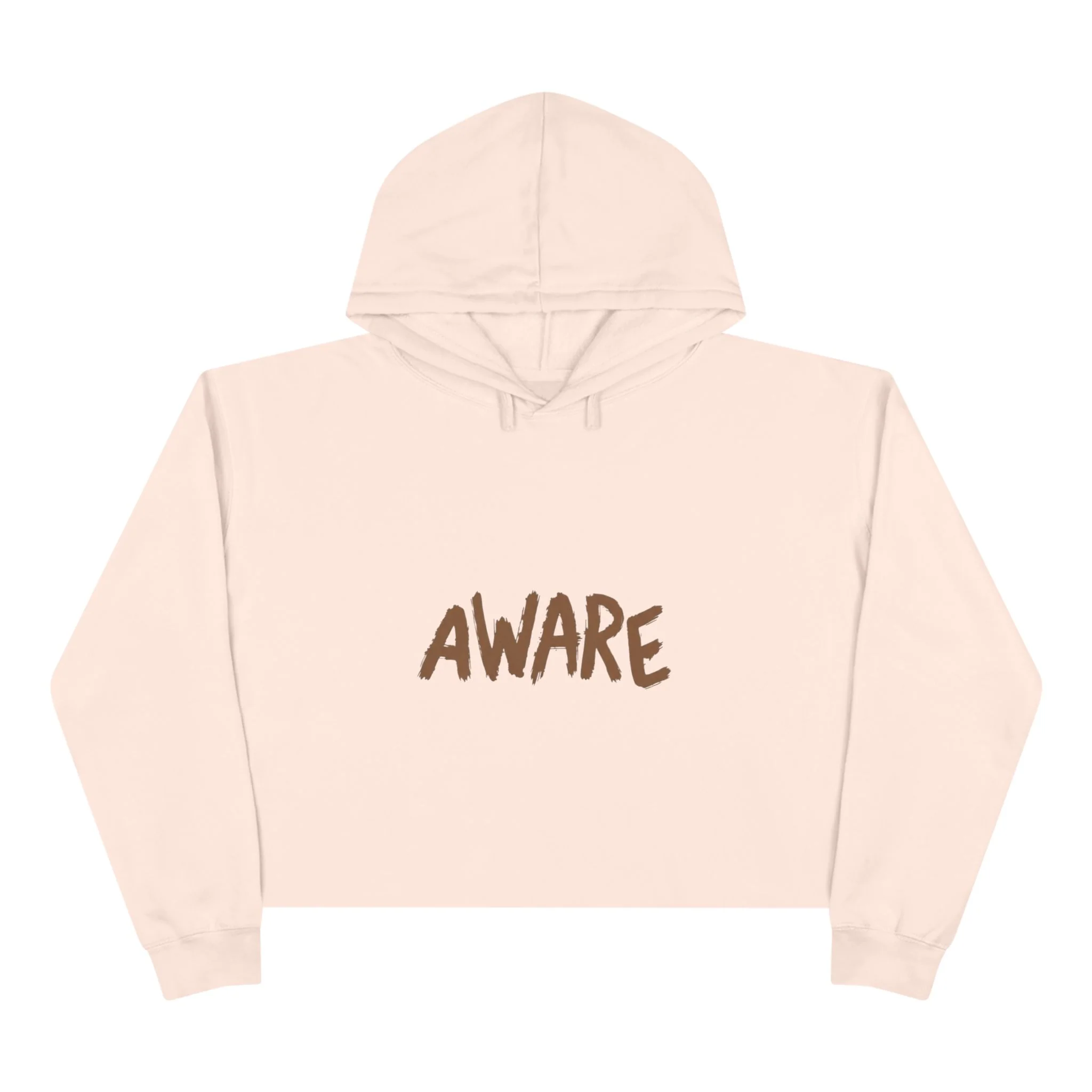 Awareness Crop Hoodie for Social Activists, Trendy Streetwear for Women, Unique Gift for Advocates, Comfortable Casual Wear - Image 4