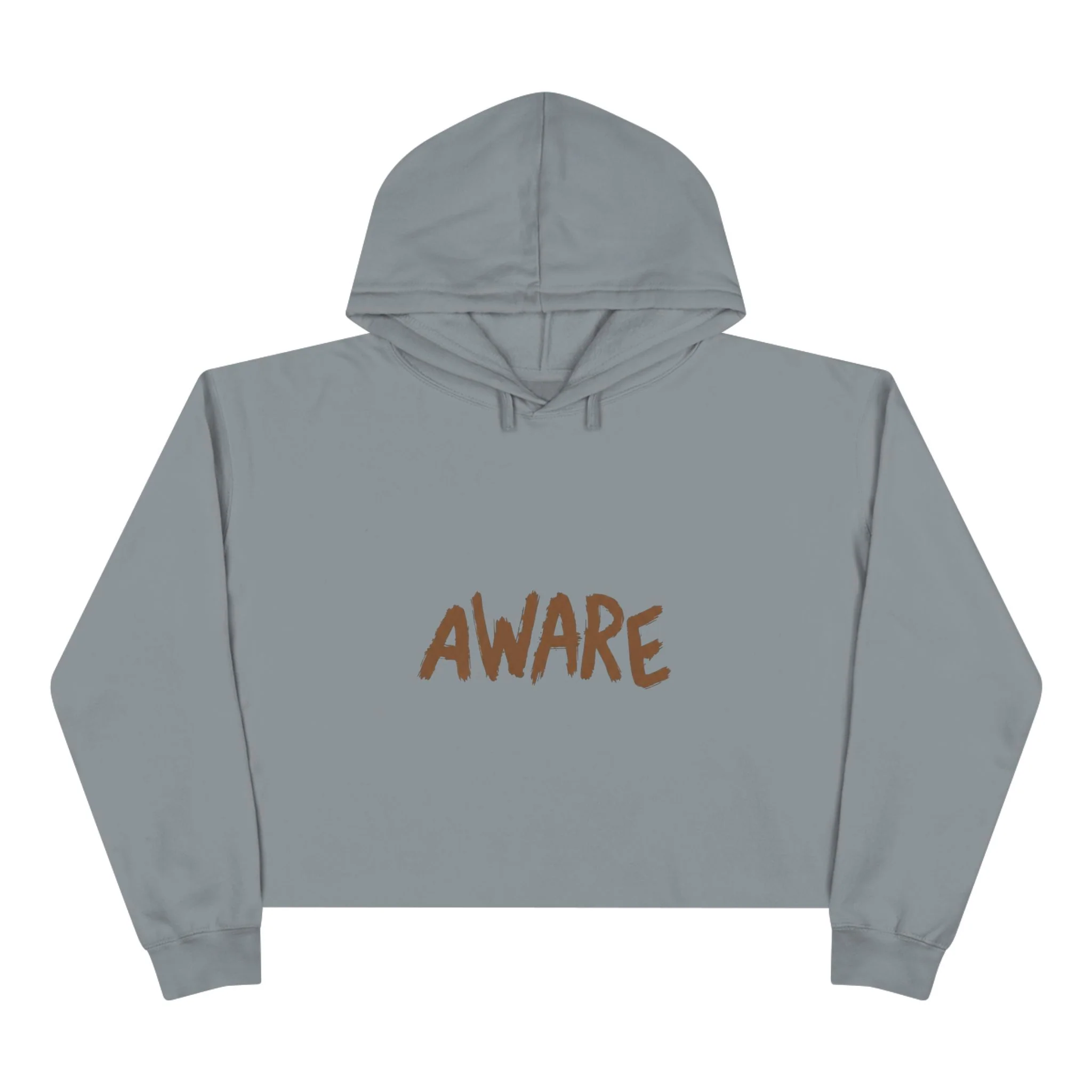 Awareness Crop Hoodie for Social Activists, Trendy Streetwear for Women, Unique Gift for Advocates, Comfortable Casual Wear - Image 5