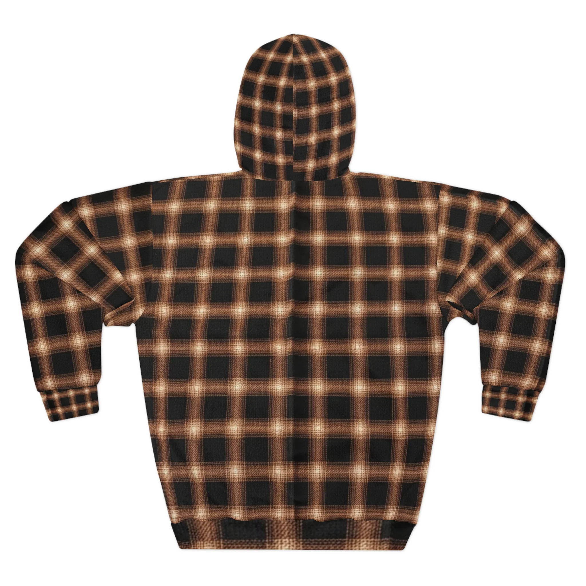 Copper inspired Plaid Hoodie - Image 2