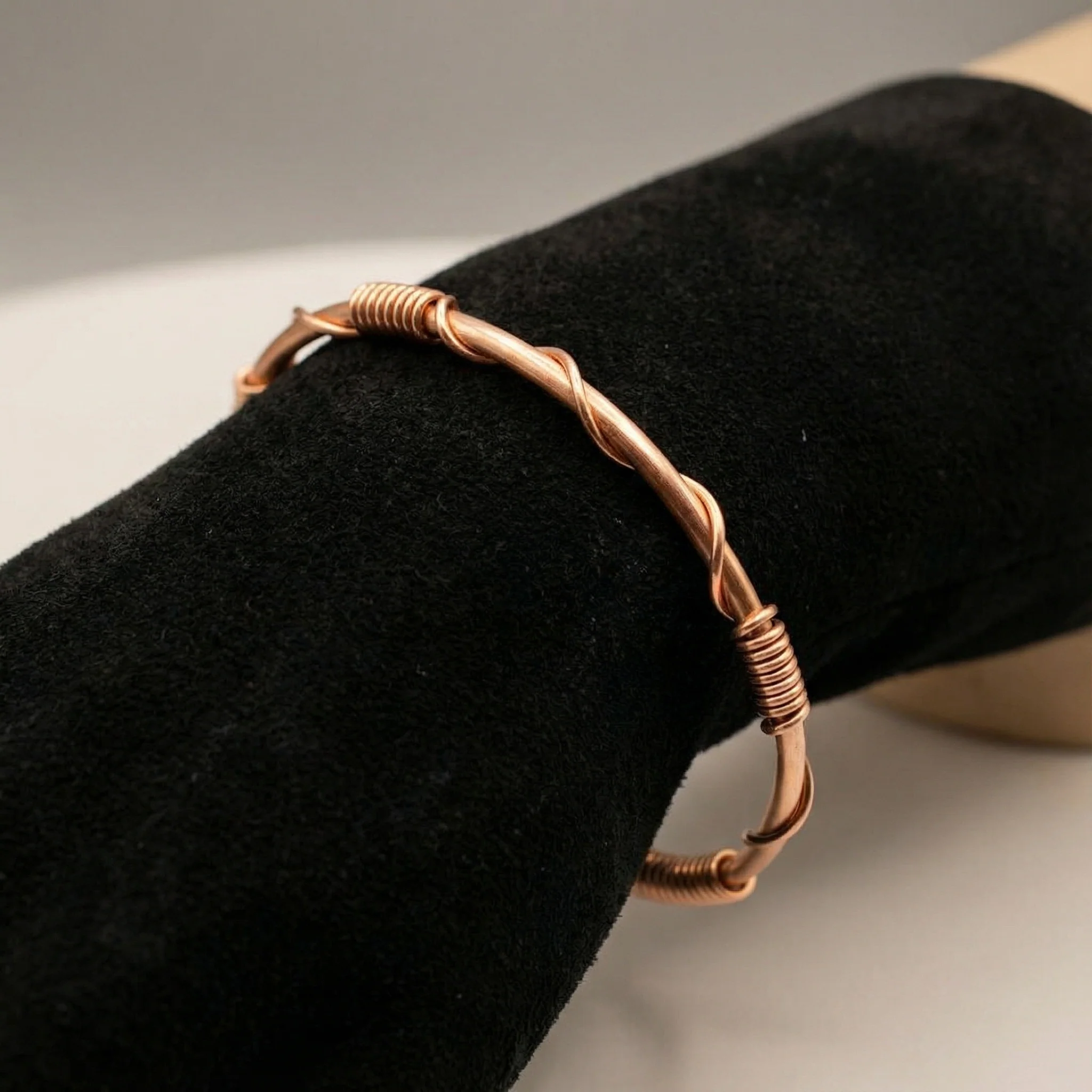 Copper spiral Bracelet - Image 2
