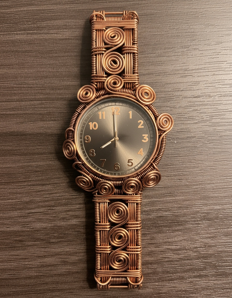 Copper wire Wrapped Watch - Image 2