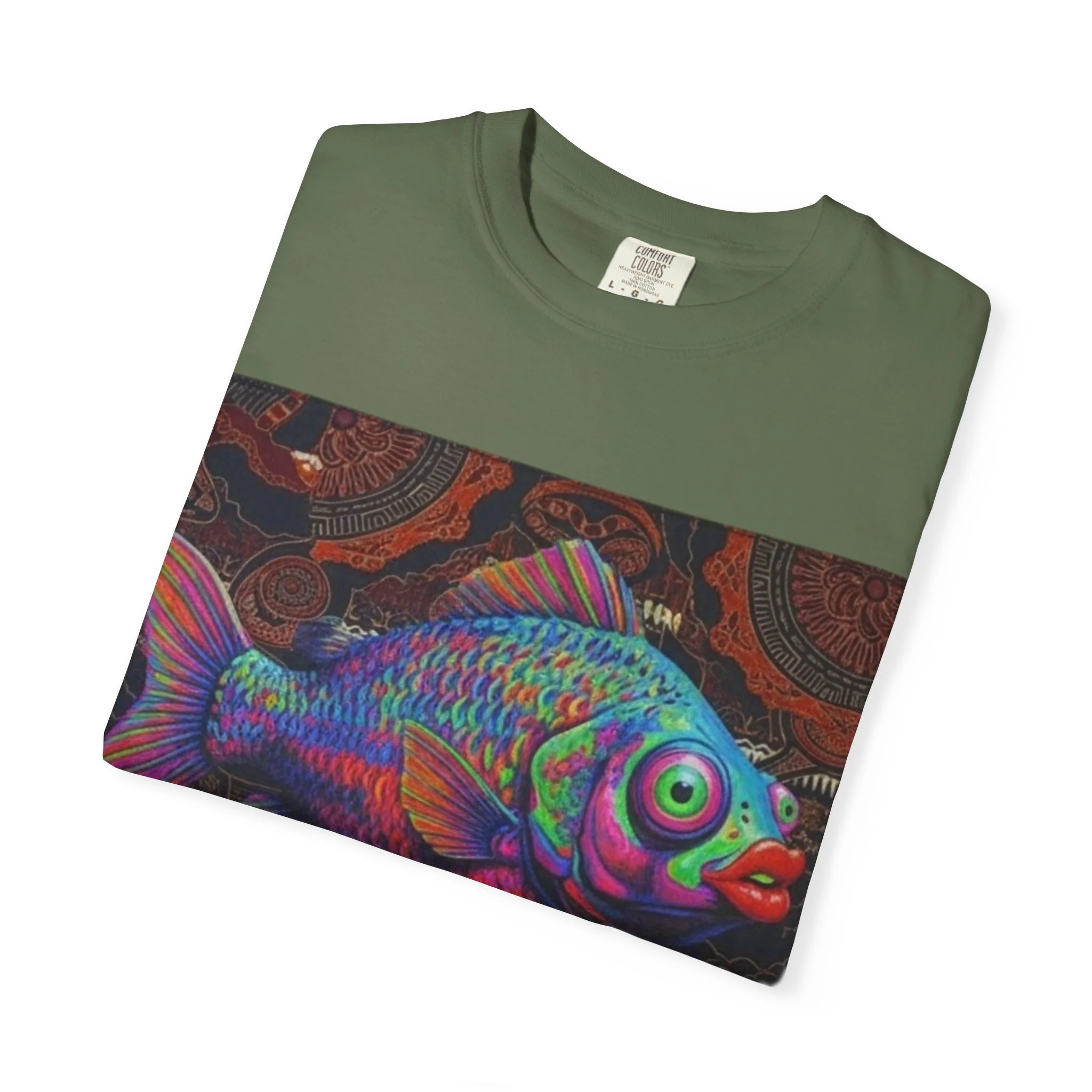 Copy of Copy of Wild Life Chimp Portrait T-Shirt — Colorful Retro Primate Graphic Tee - Image 19
