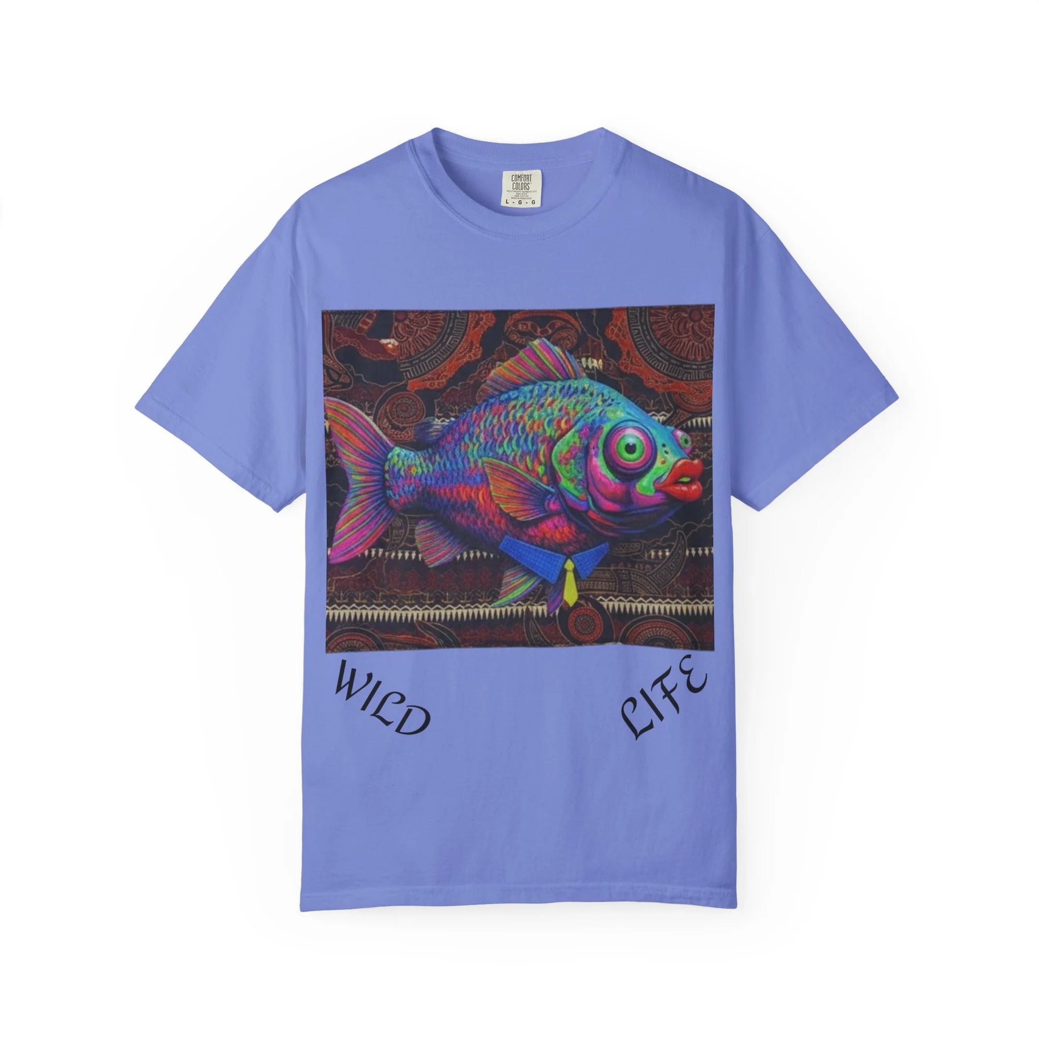 Copy of Copy of Wild Life Chimp Portrait T-Shirt — Colorful Retro Primate Graphic Tee - Image 7