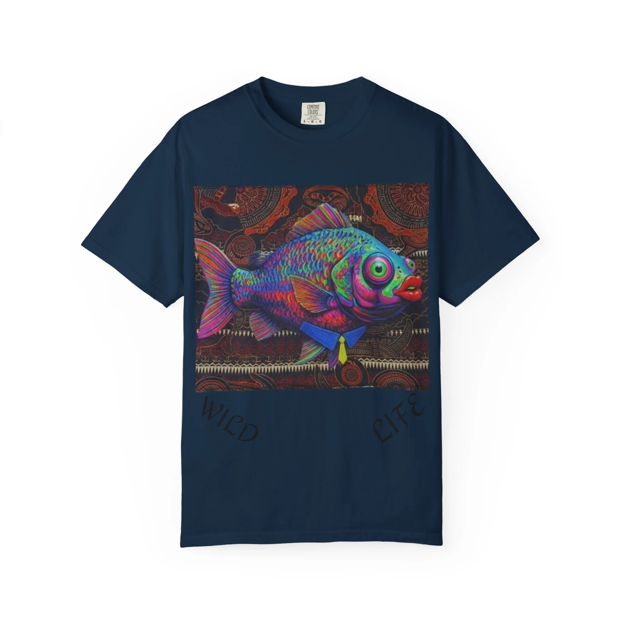 Copy of Copy of Wild Life Chimp Portrait T-Shirt — Colorful Retro Primate Graphic Tee - Image 8