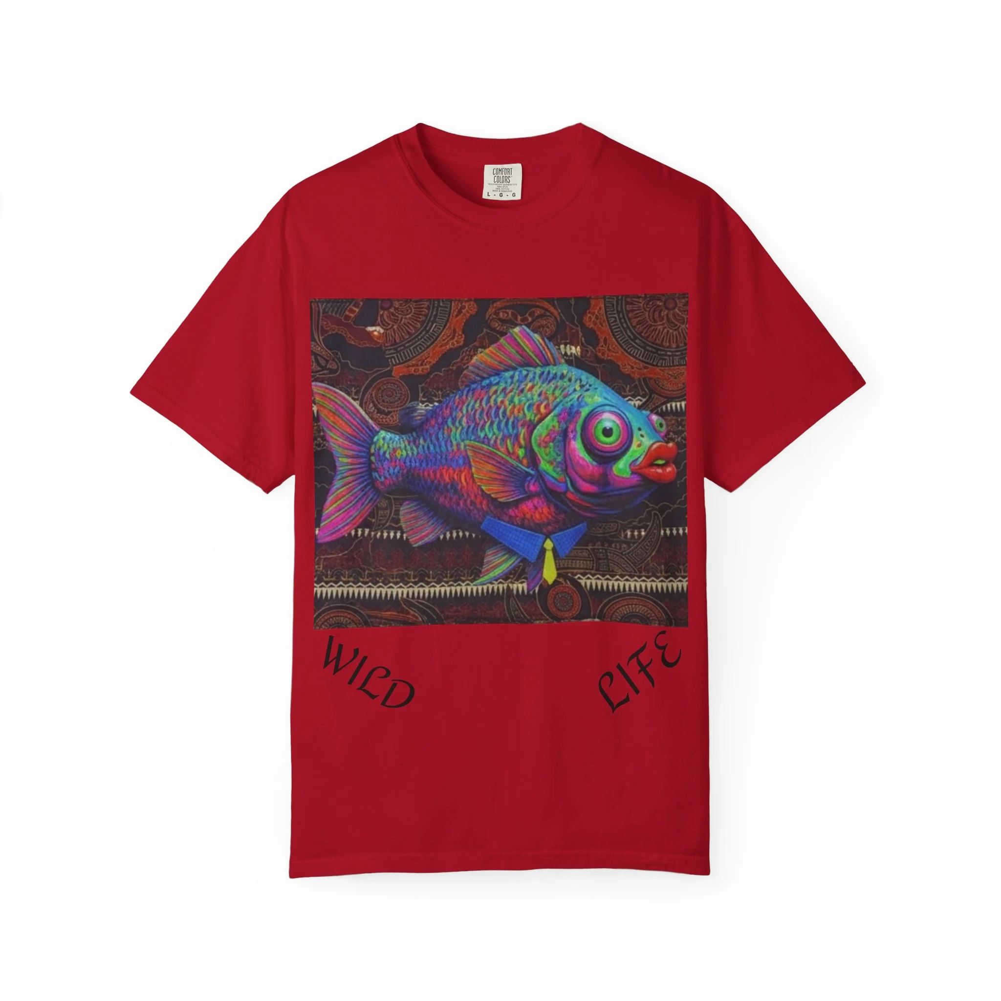 Copy of Copy of Wild Life Chimp Portrait T-Shirt — Colorful Retro Primate Graphic Tee - Image 9