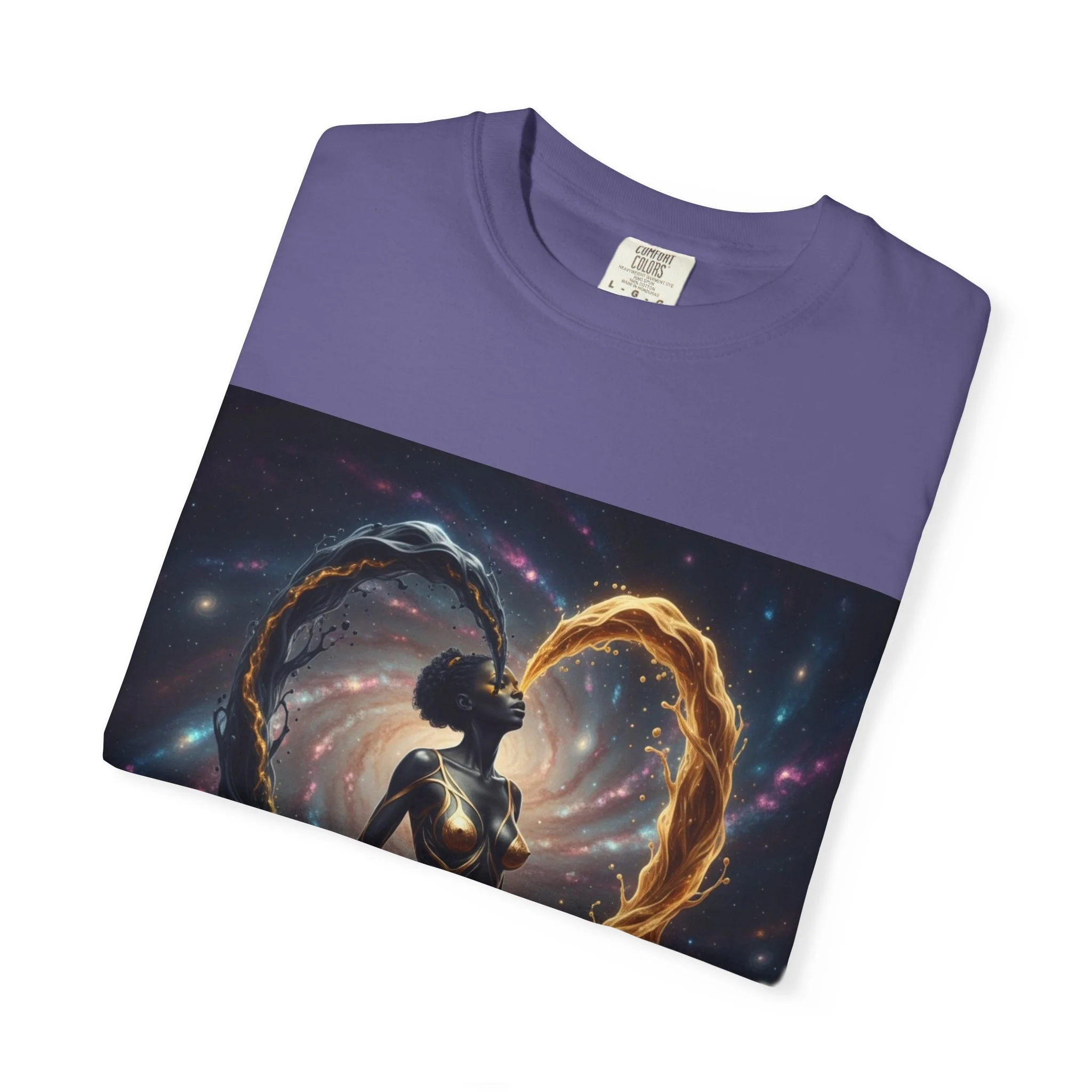 Heartbeat T-Shirt — Astral Couple Silhouette Tee - Image 10