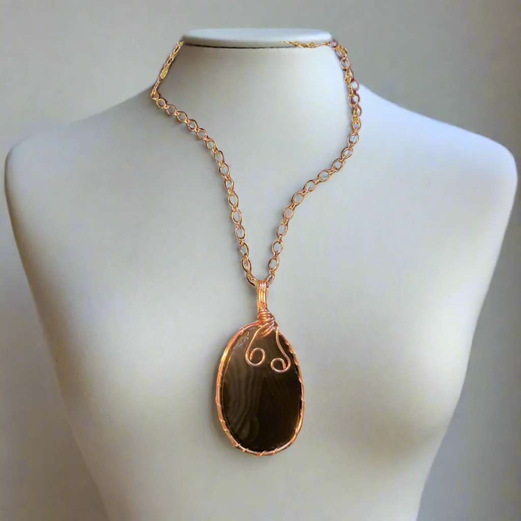 Custom Agate Necklace - Image 2