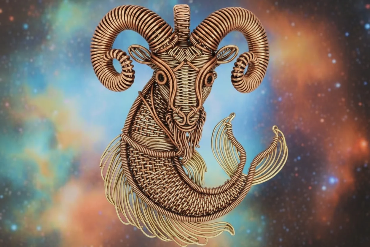Customize Your Pure Copper Wire Wrapped Zodiac / Horoscope Sign Necklace - Image 11