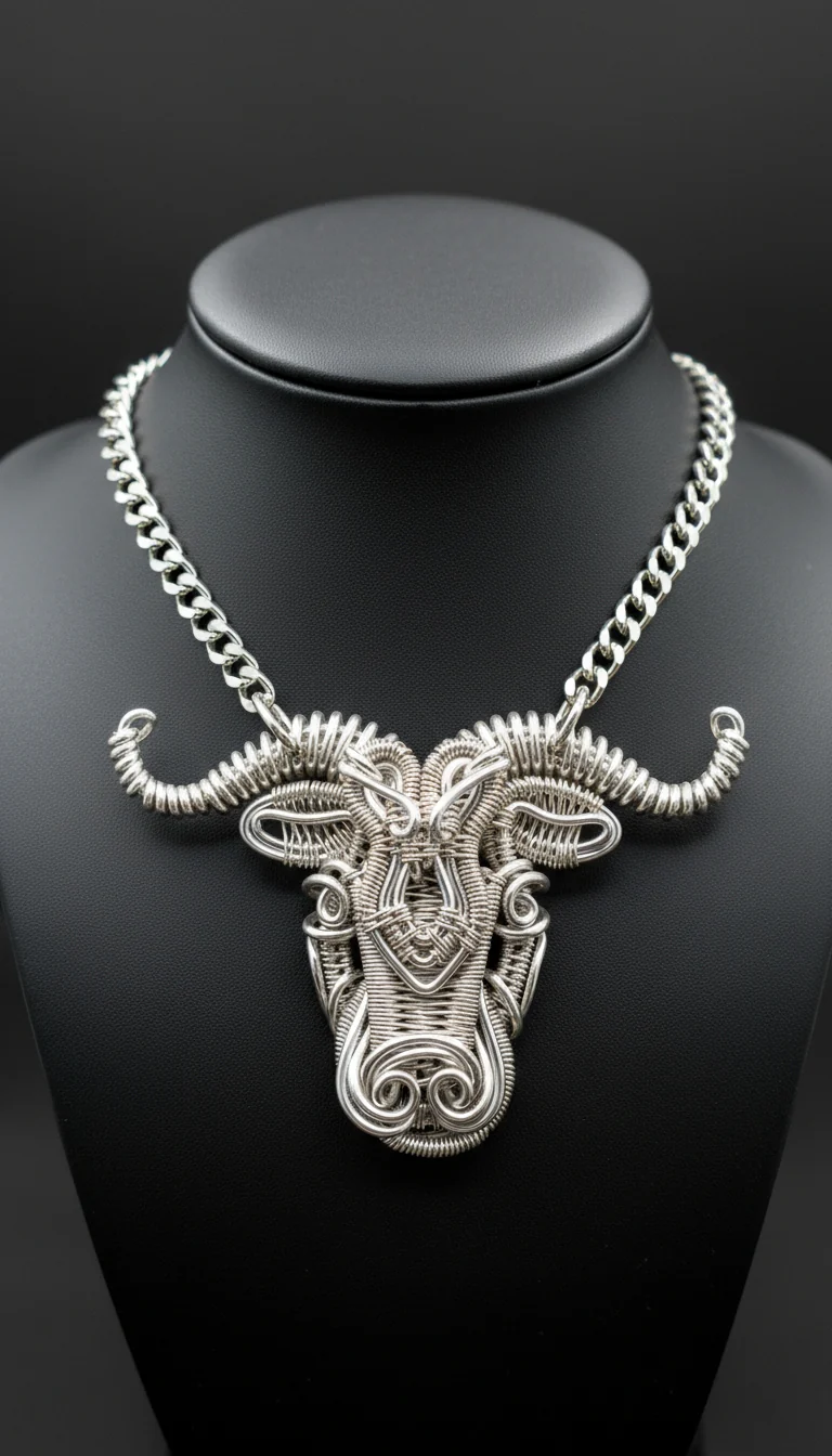 Customize Your Pure Copper Wire Wrapped Zodiac / Horoscope Sign Necklace - Image 20