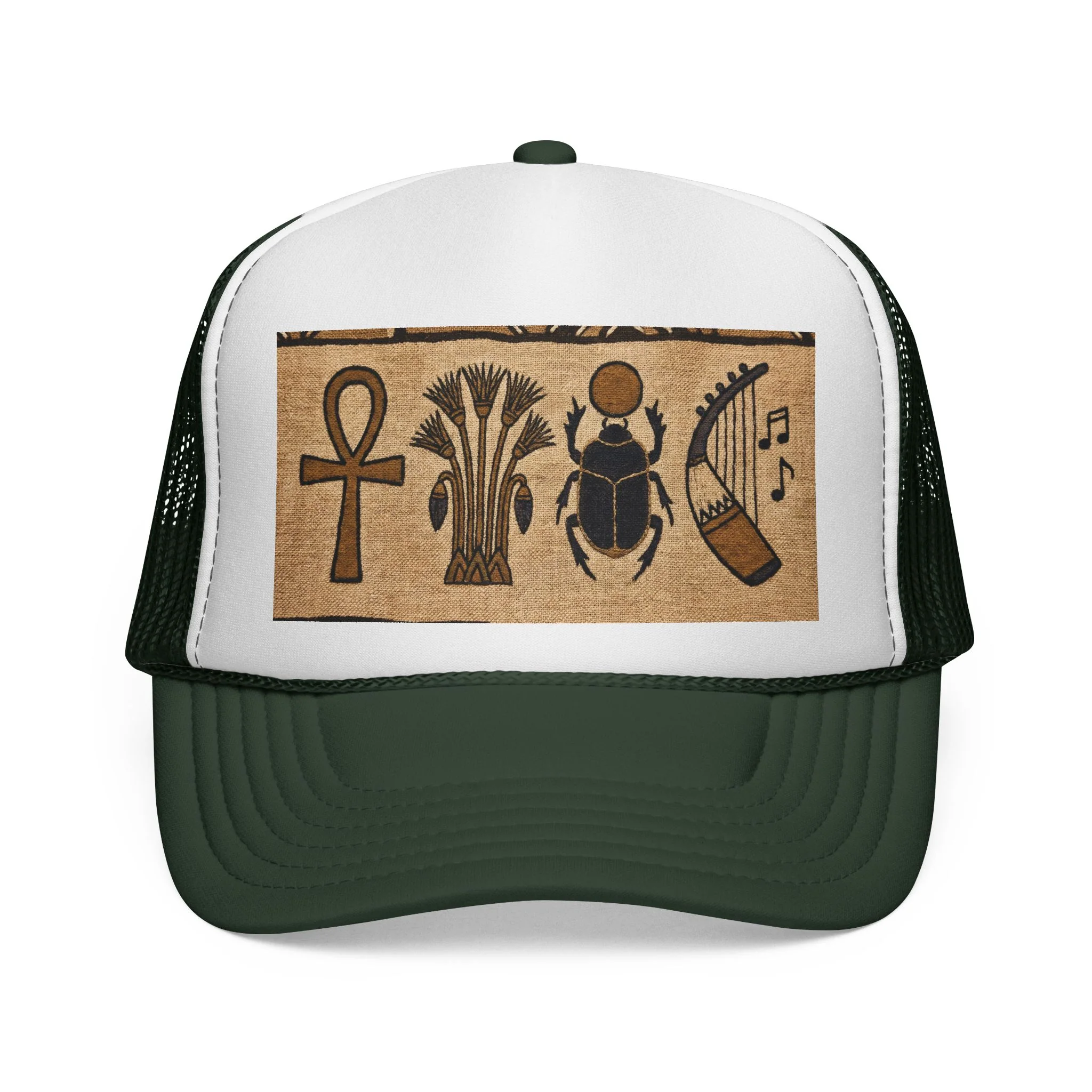 Egyptian Print Trucker Cap - Image 3
