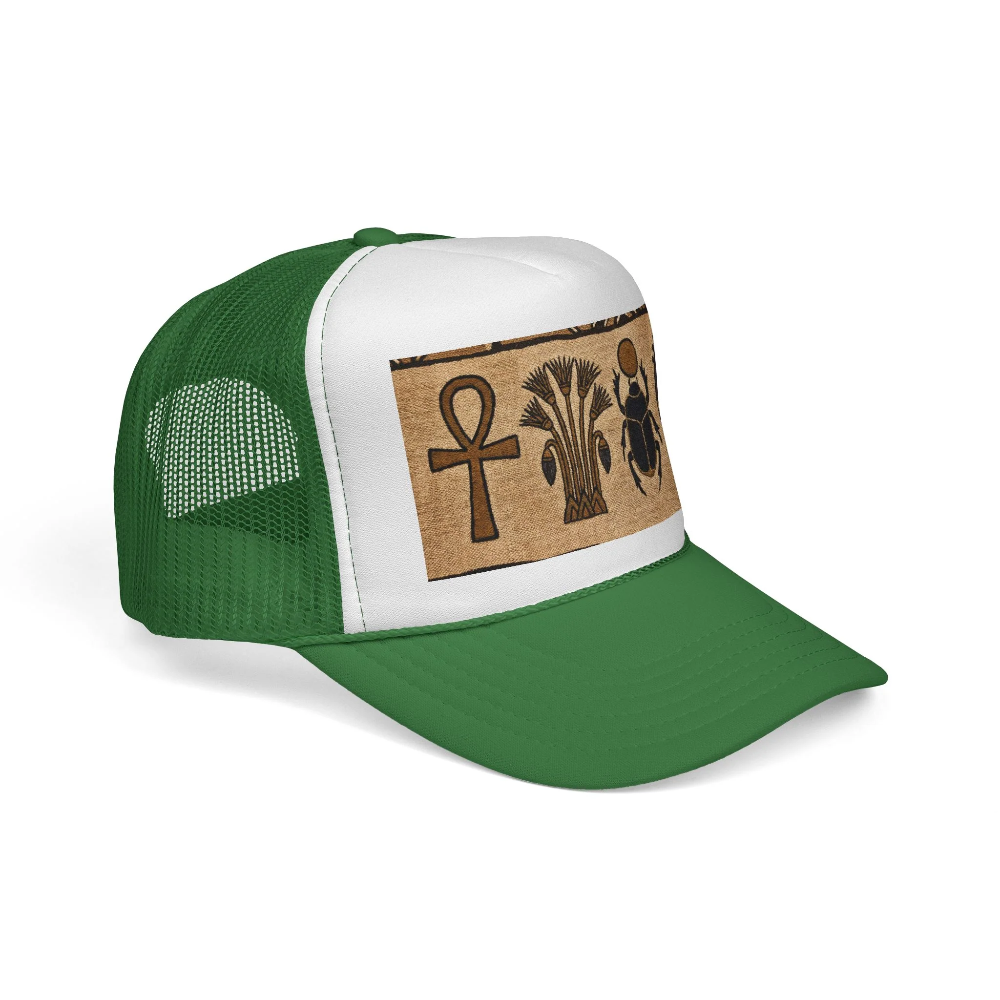 Egyptian Print Trucker Cap - Image 6
