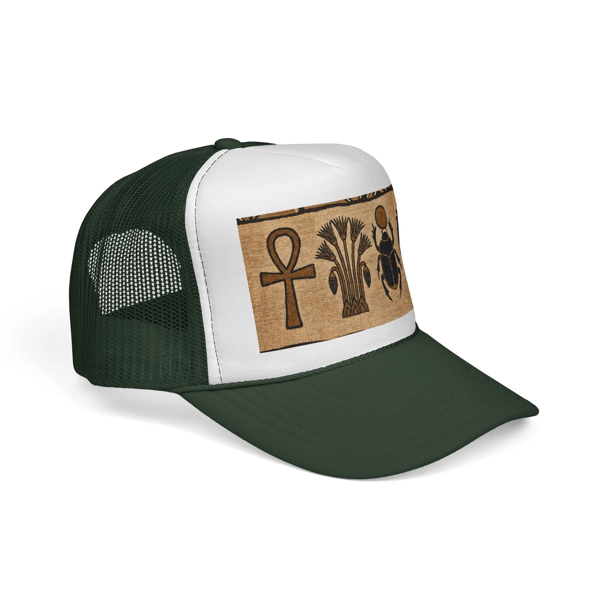 Egyptian Print Trucker Cap - Image 8