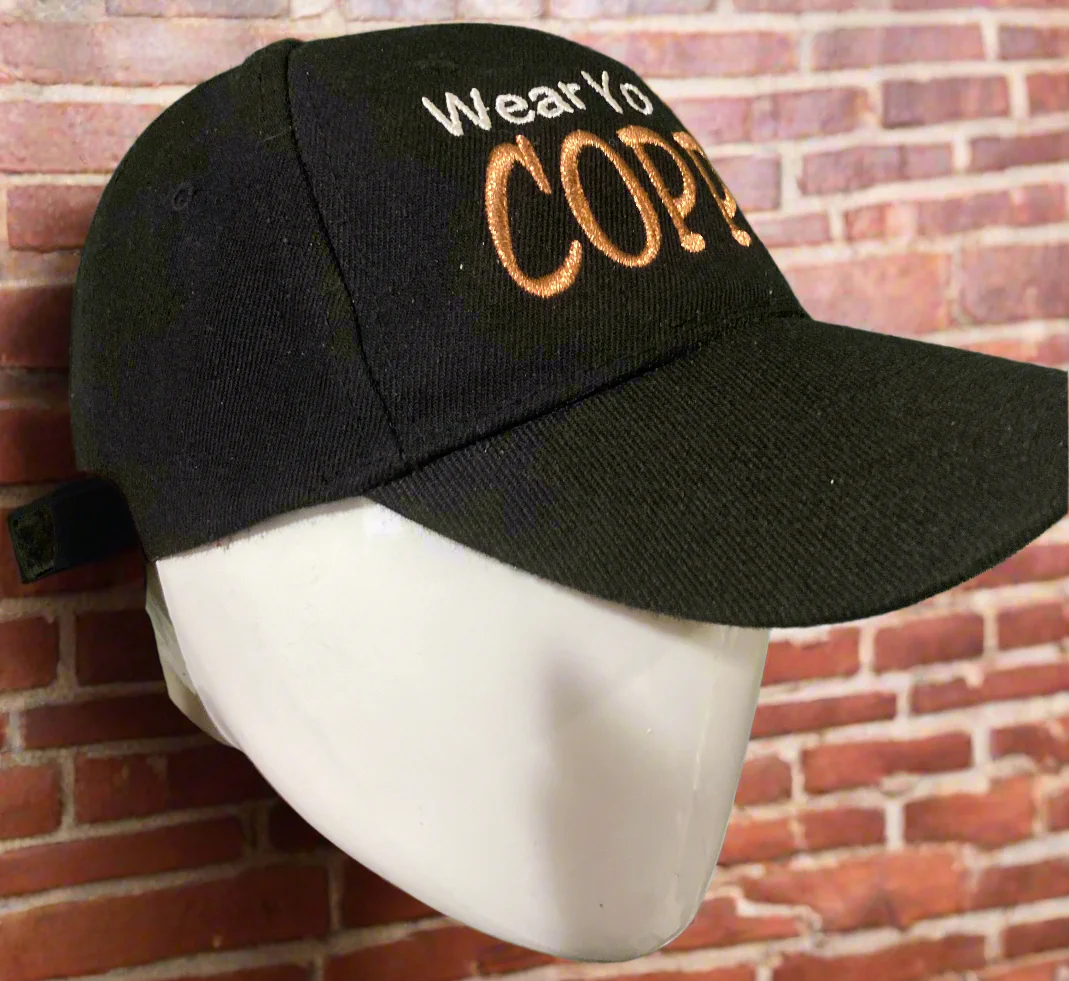 Embroidered Foam Trucker Hat - Wear YO COPPER - Image 3