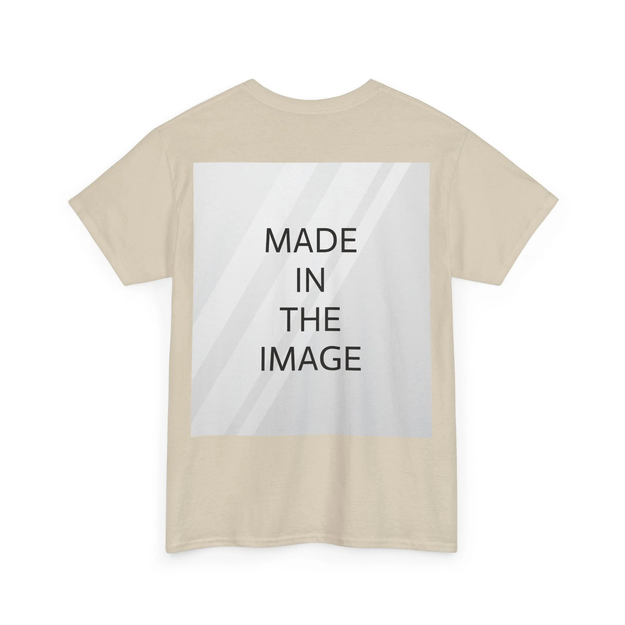 Faith-Inspired Unisex Heavy Cotton Tee | Reflection of God | Spiritual Apparel, Christian Shirt, Casual Wear, Gift for Believers, [...] - Image 2