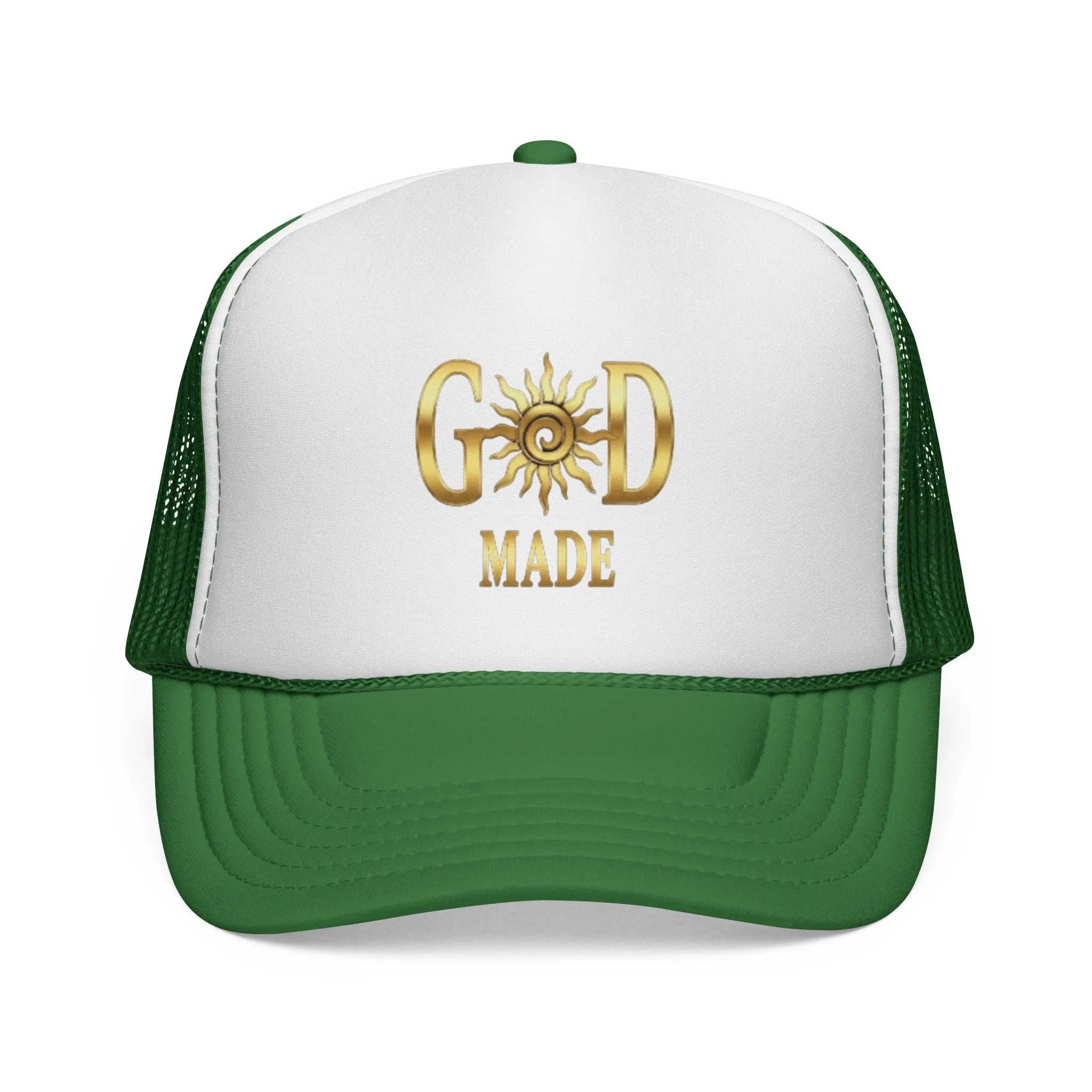 God Made Trucker Cap - Image 2