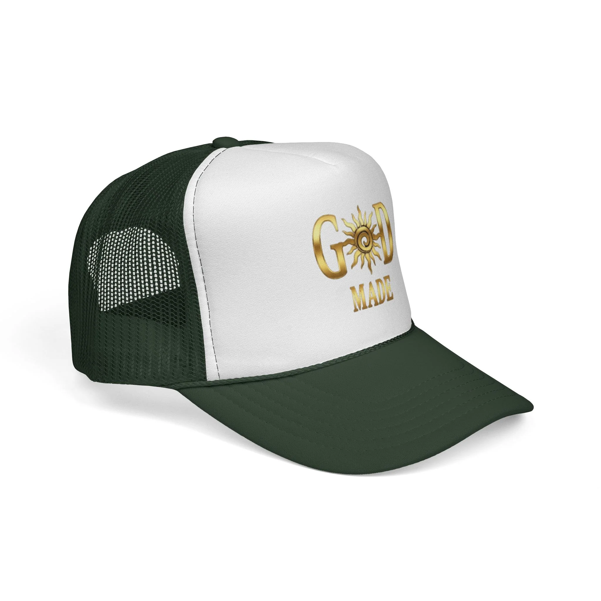God Made Trucker Cap - Image 8