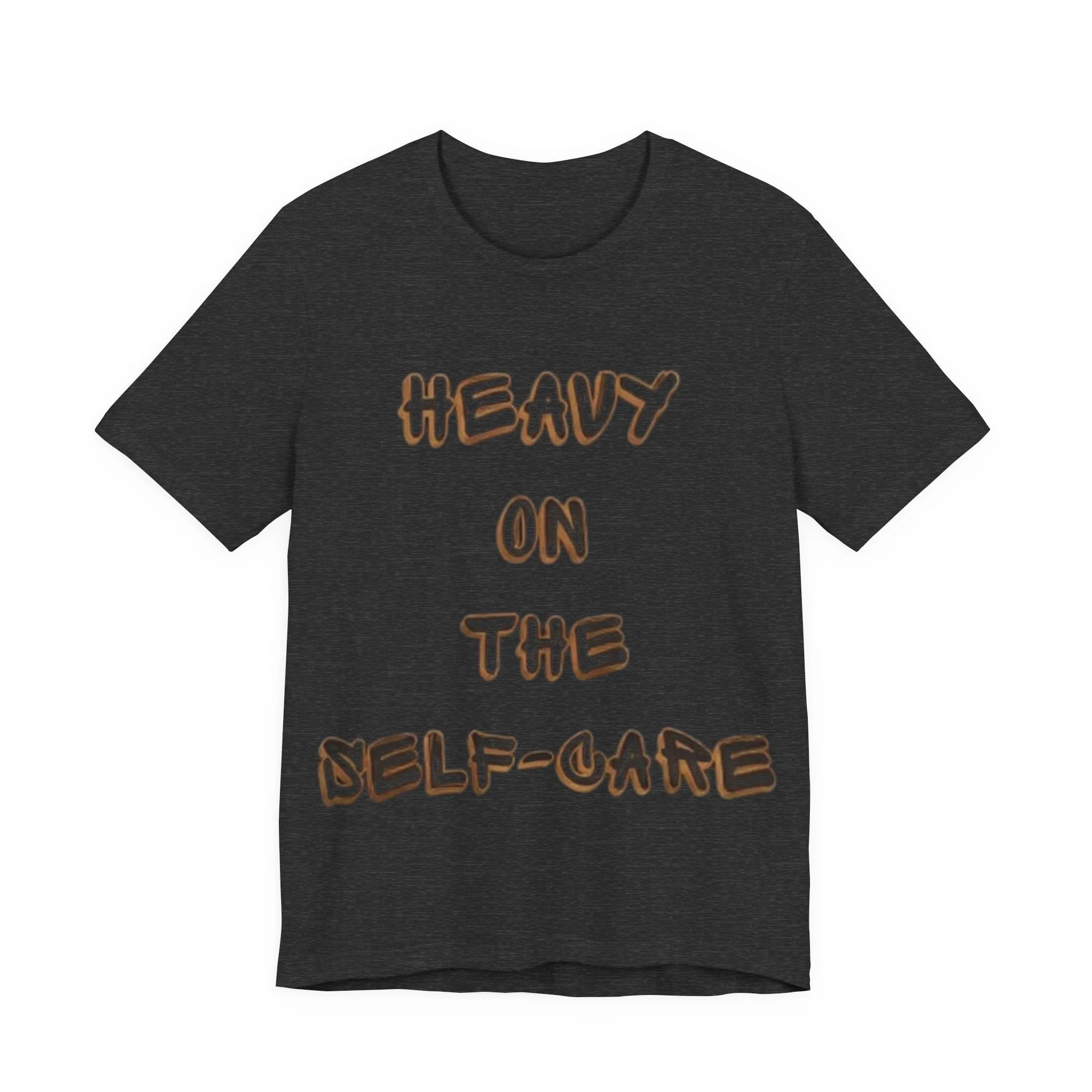 "Heavy on the Self-Care" - Self-Care T-Shirt, Gift for Wellness Advocates, Positive Vibes Tee, Every Day Wear, [...] - Image 42