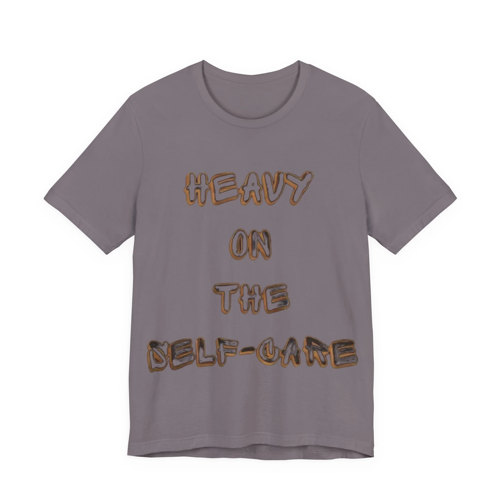 "Heavy on the Self-Care" - Self-Care T-Shirt, Gift for Wellness Advocates, Positive Vibes Tee, Every Day Wear, [...] - Image 45